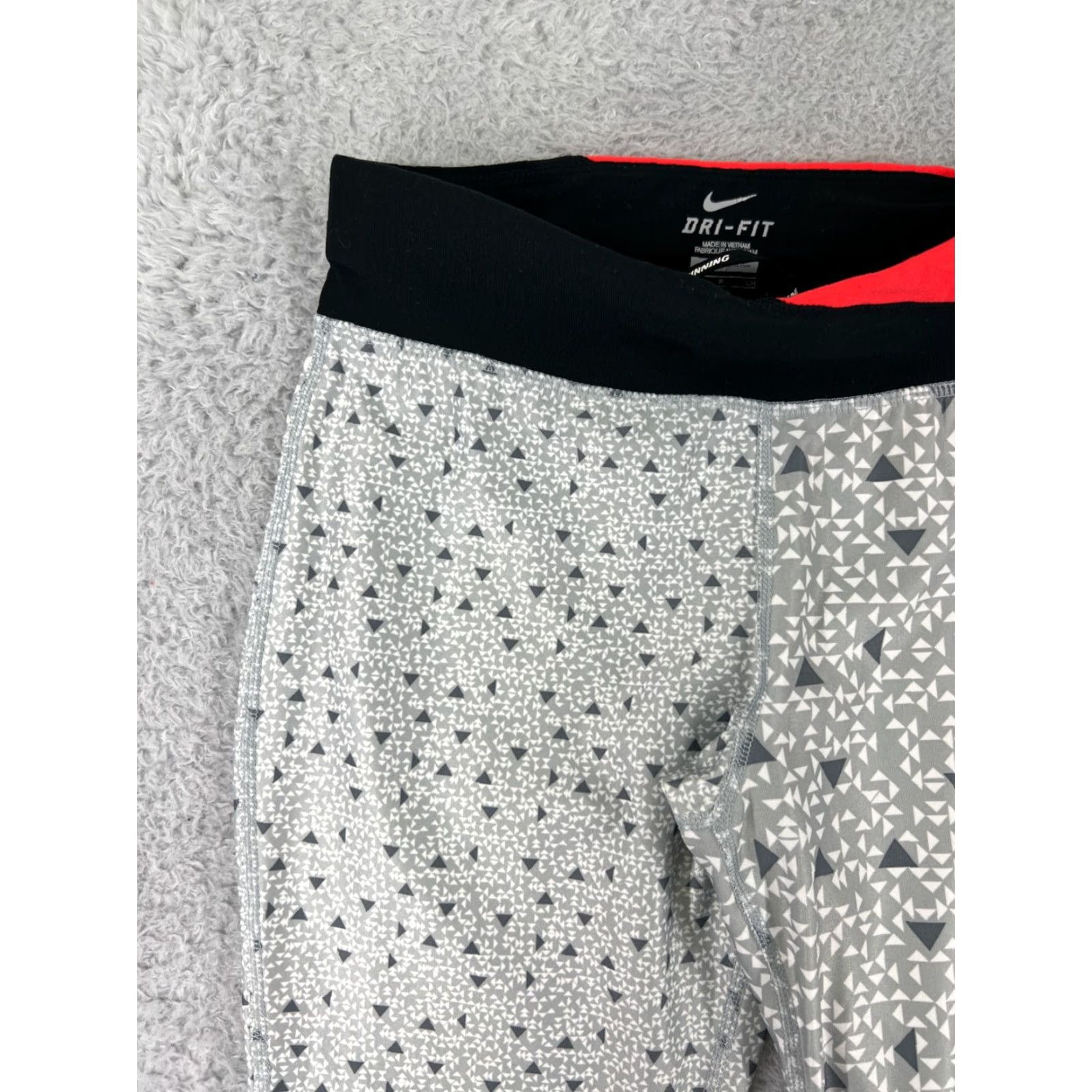 Nike Nike Dri-FIT Pants Women Small Gray Pattern Jogger Size 28" / US 6 / IT 42 - 7 Thumbnail