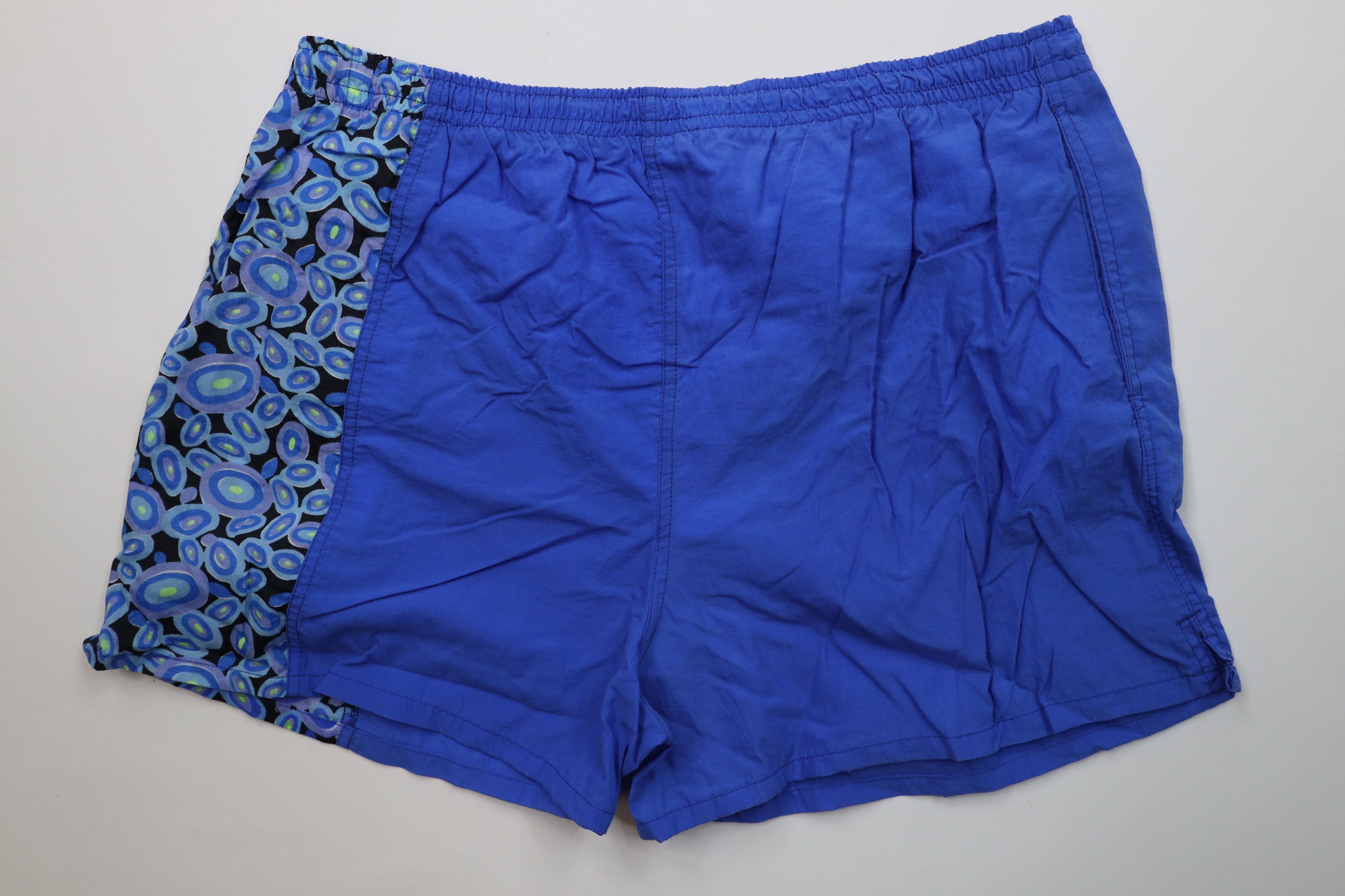 Vintage Vintage 90s Streetwear Lined Above Knee Surf Shorts Trunks Size US 36 / EU 52 - 7 Thumbnail
