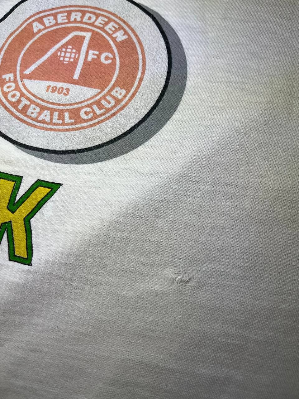 Vintage Aberdeen FC Scotland rare vintage soccer jersey tee Size US XL / EU 56 / 4 - 7 Thumbnail