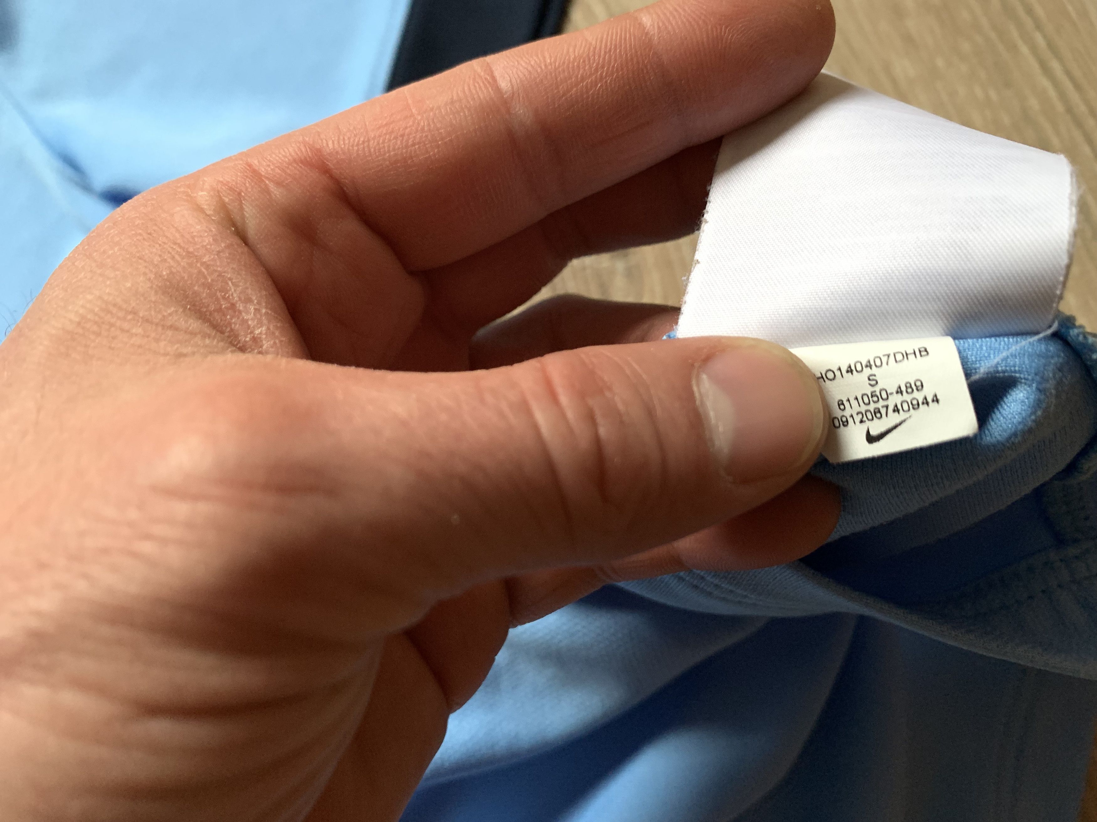 Nike Vintage Nike Manchester City Football Shirt 2014-2015 Size US S / EU 44-46 / 1 - 9 Thumbnail