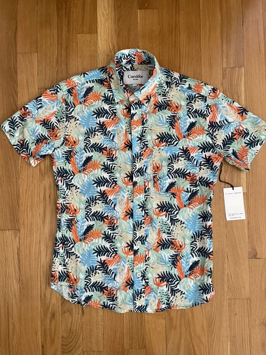 Corridor Fern Hawaiian short sleeve shirt