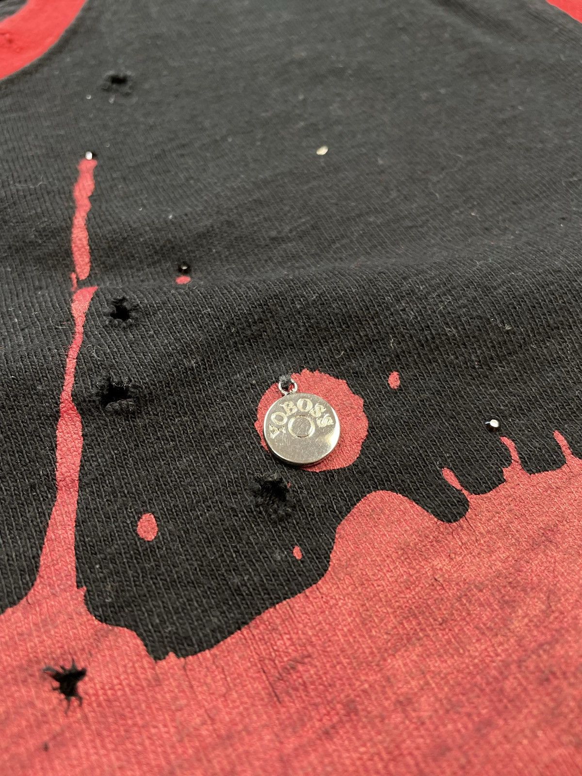 Mastermind Japan 32/100❗️MASTERMIND x YOBOSS SKULL DISTRESSED TEE Size US M / EU 48-50 / 2 - 6 Thumbnail