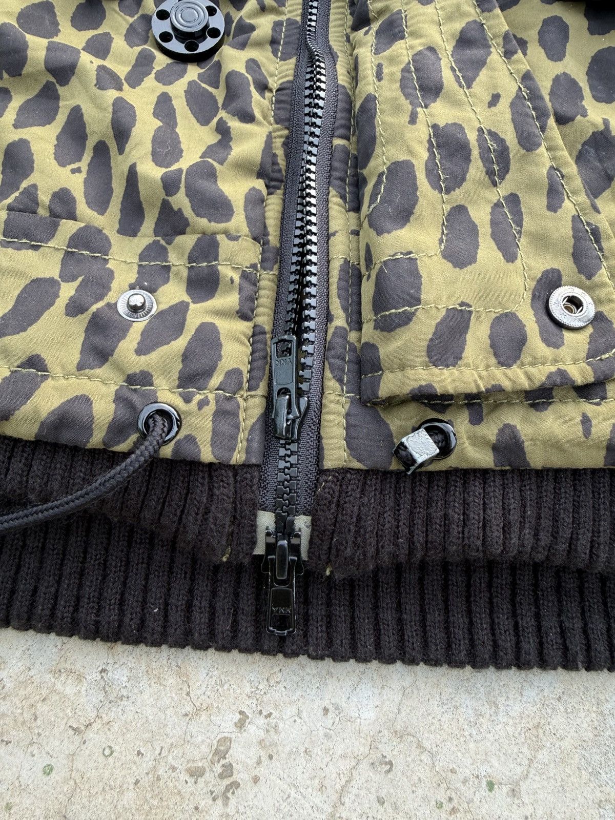 SLY SLY Baroque Japan Raccoon Fur Jacket Leopard Design bondage Size M / US 6-8 / IT 42-44 - 13 Thumbnail