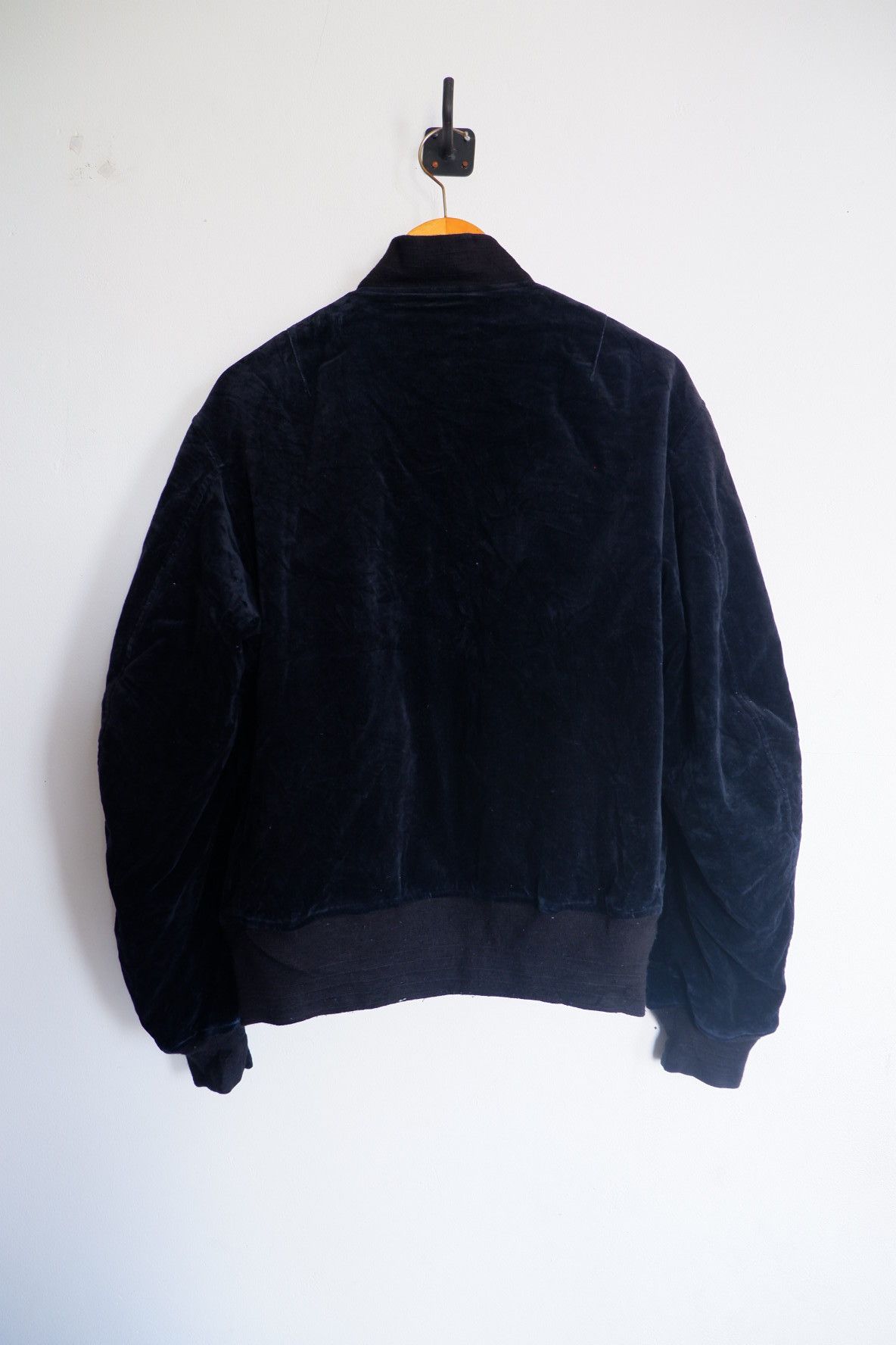 Japanese Brand Vintage Turbine Velvet Bomber Jacket Size US M / EU 48-50 / 2 - 2 Thumbnail