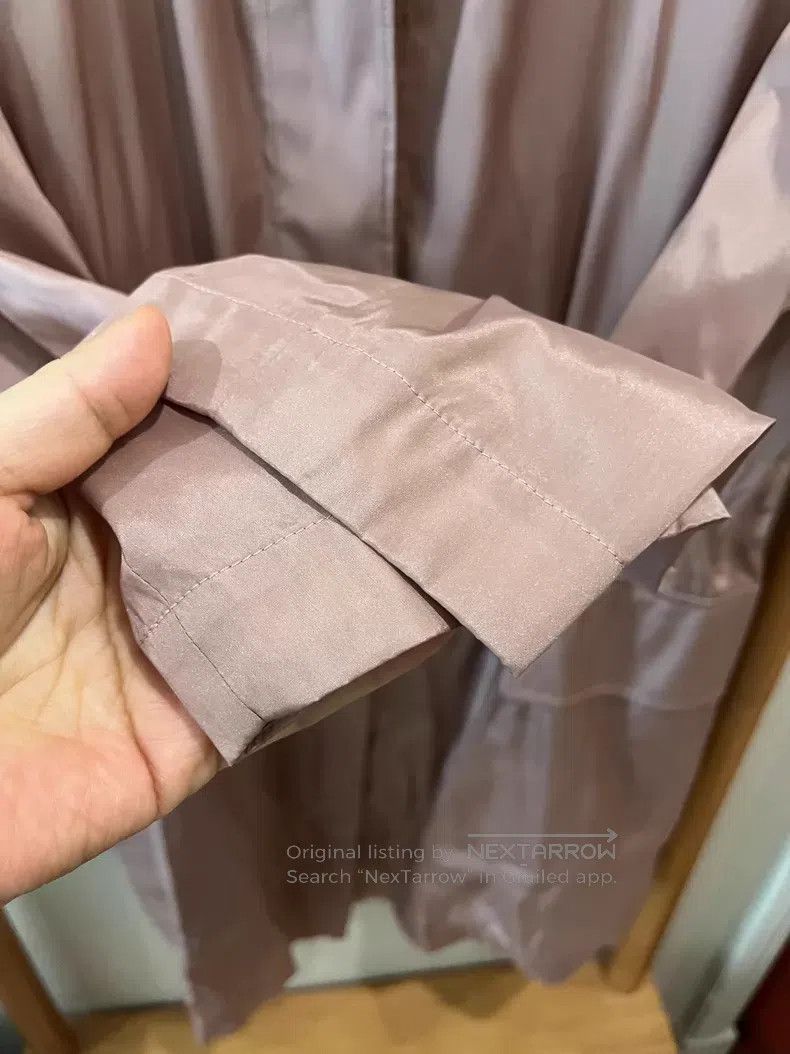 Loro Piana Loro Piana Silk Long Windbreaker Coat Size S / US 4 / IT 40 - 4 Thumbnail