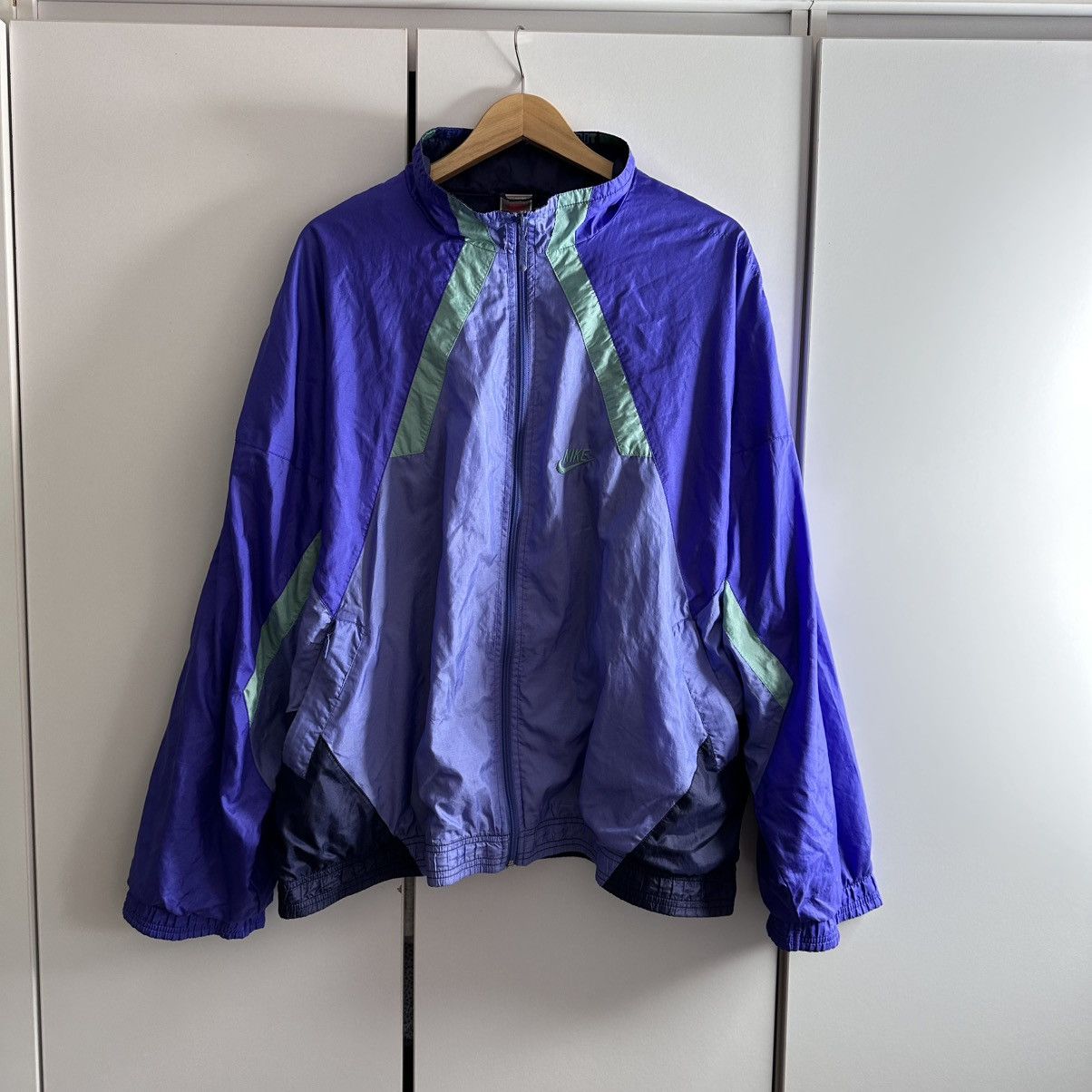 Nike Nike Vintage 80s 90s Sweatshirt Zip Streetwear Rare Size US XL / EU 56 / 4 - 4 Thumbnail