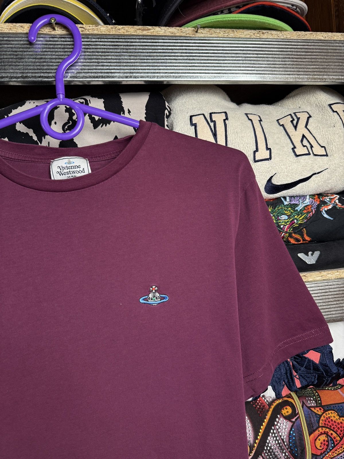 Vivienne Westwood Vintage Vivienne Westwood tee logo size M Purple T-shirt Size US M / EU 48-50 / 2 - 3 Thumbnail