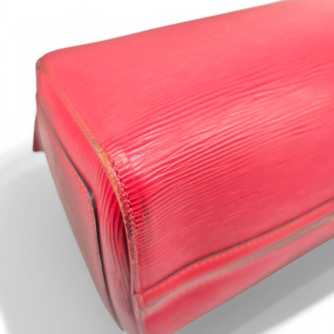 Louis Vuitton Louis Vuitton - Speedy 25 Red Handbag LV Mini Epi Size ONE SIZE - 10 Thumbnail