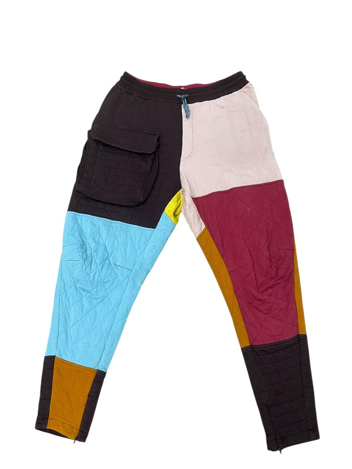 Dolce & Gabbana D&G Dolce & Gabbana Multicolour Quilted Sweatpant 2🟦7 Size US 33 - 2 Thumbnail