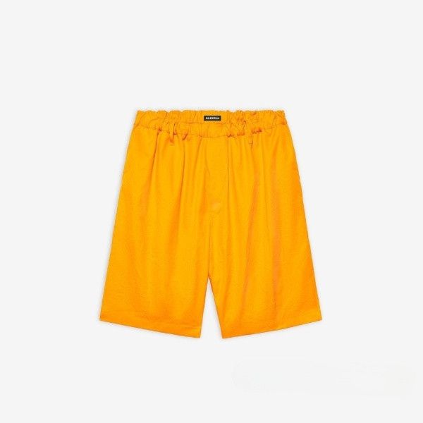 Balenciaga o1in1g0724 Oversize Shorts in Orange Size US 32 / EU 48 - 1 Thumbnail