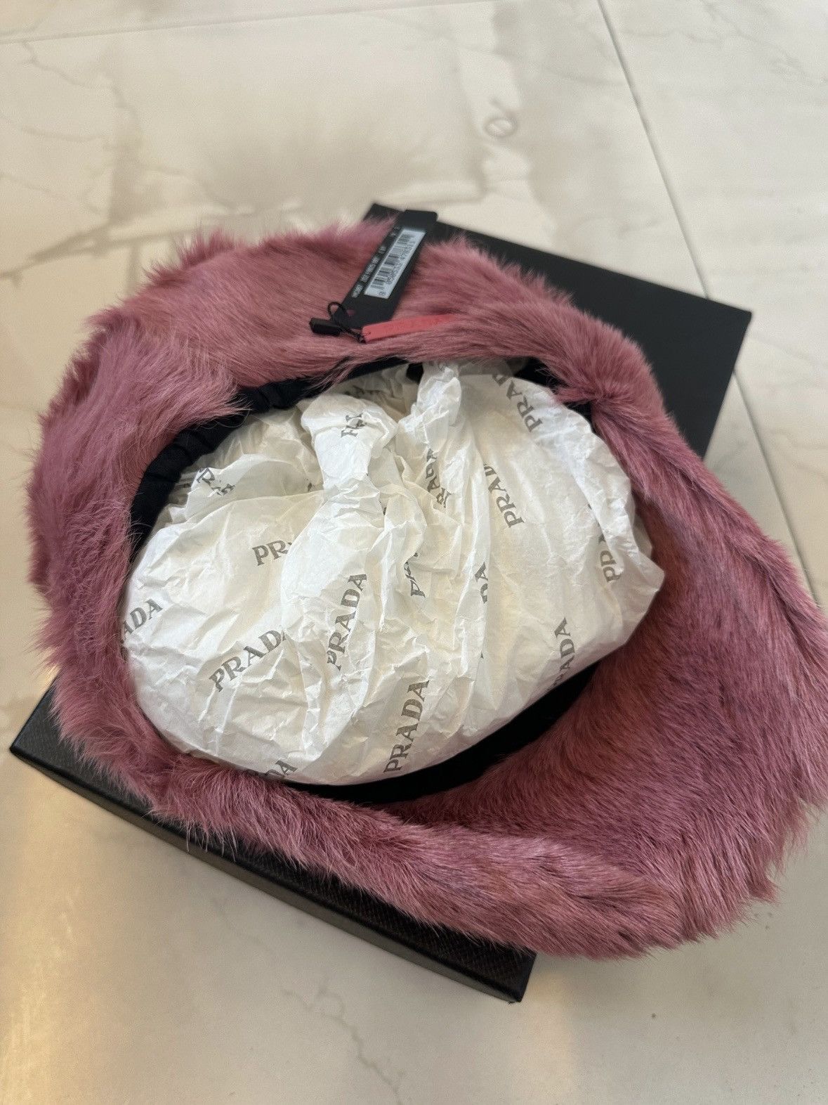 Prada Prada fur hat Size ONE SIZE - 3 Thumbnail