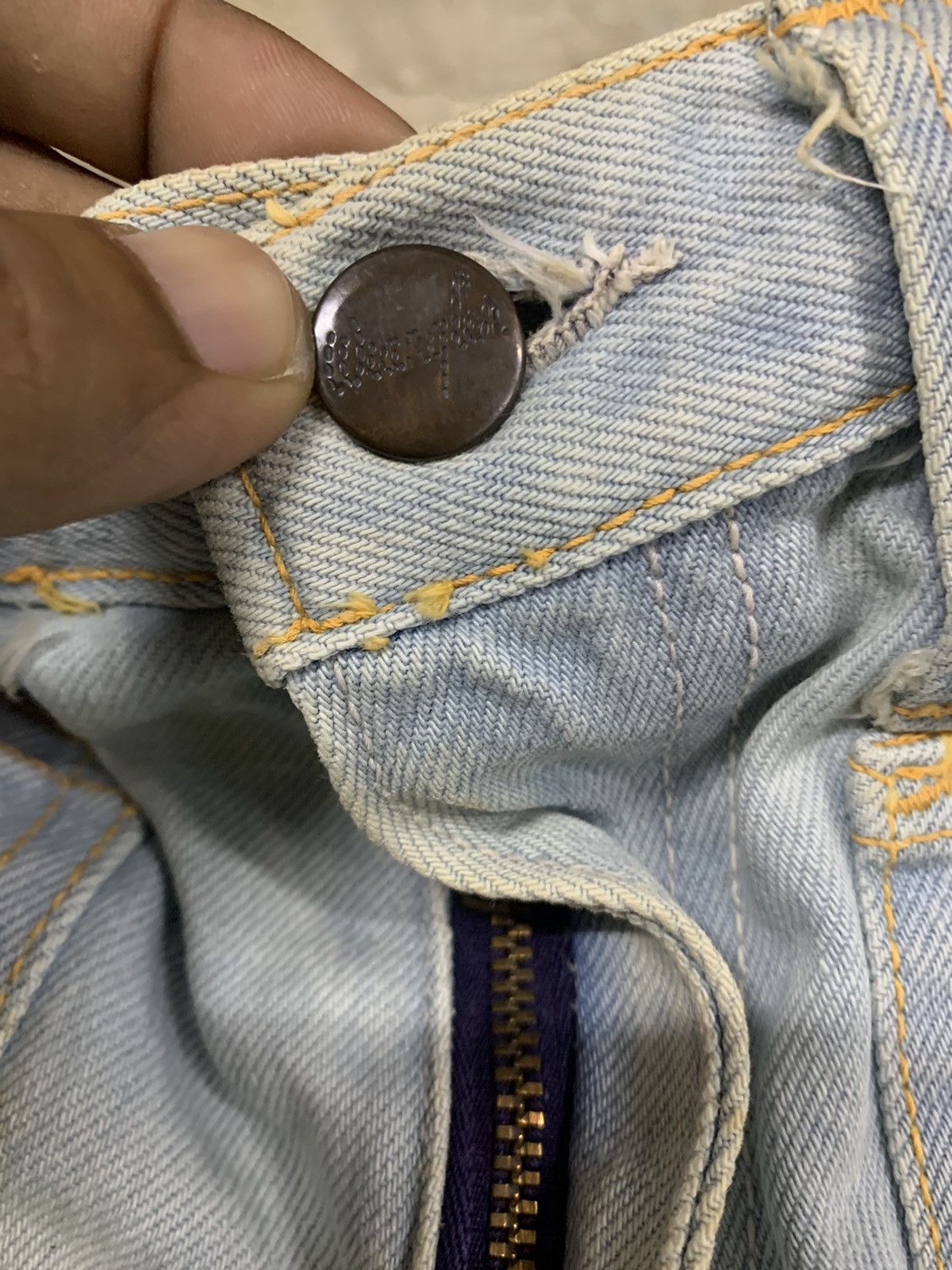 Wrangler 90s WRANGLER FLARE PANT RARE Size 29" - 9 Thumbnail
