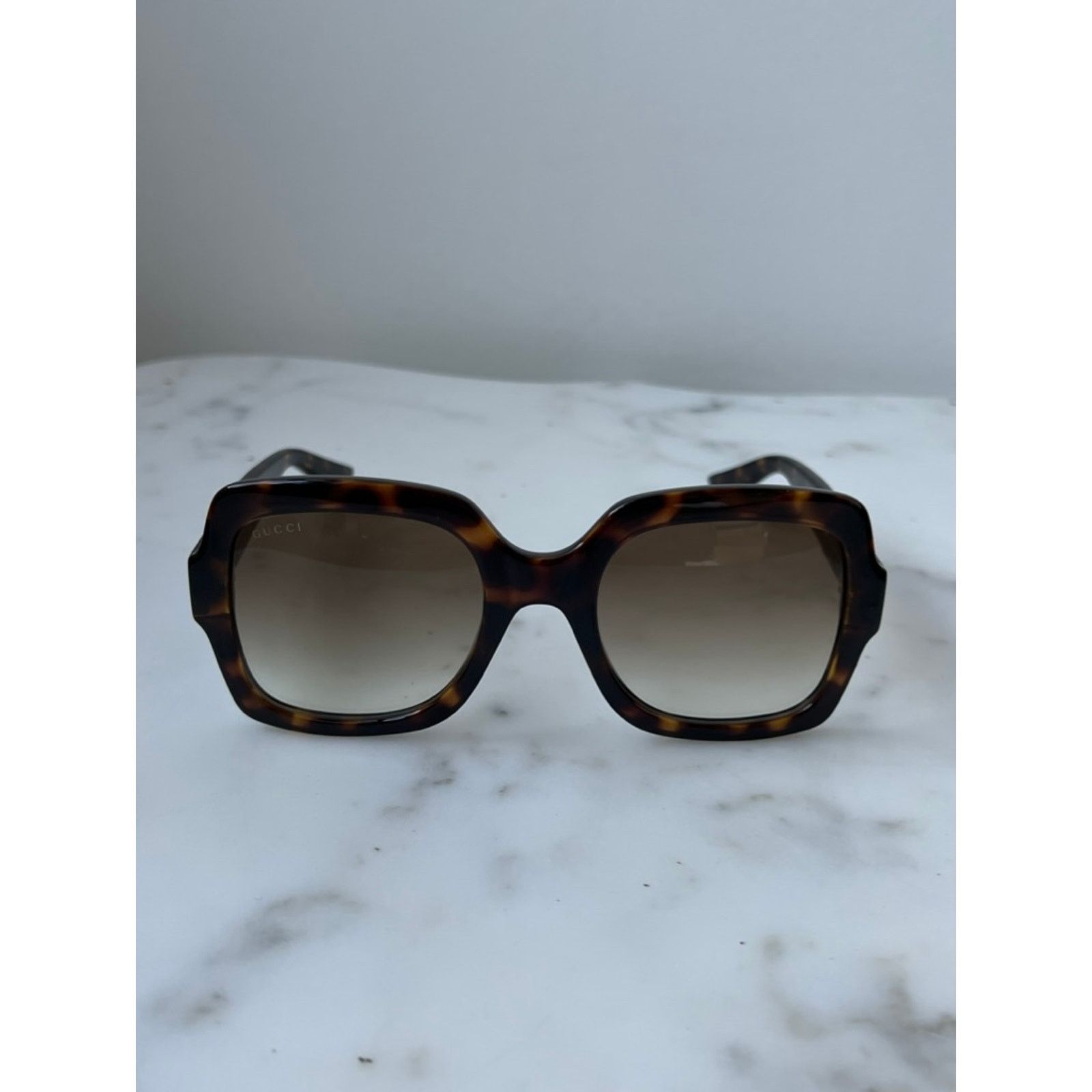 Gucci NEW GUCCI GG1337S Brown Havana Square Sunglasses Size ONE SIZE - 6 Thumbnail