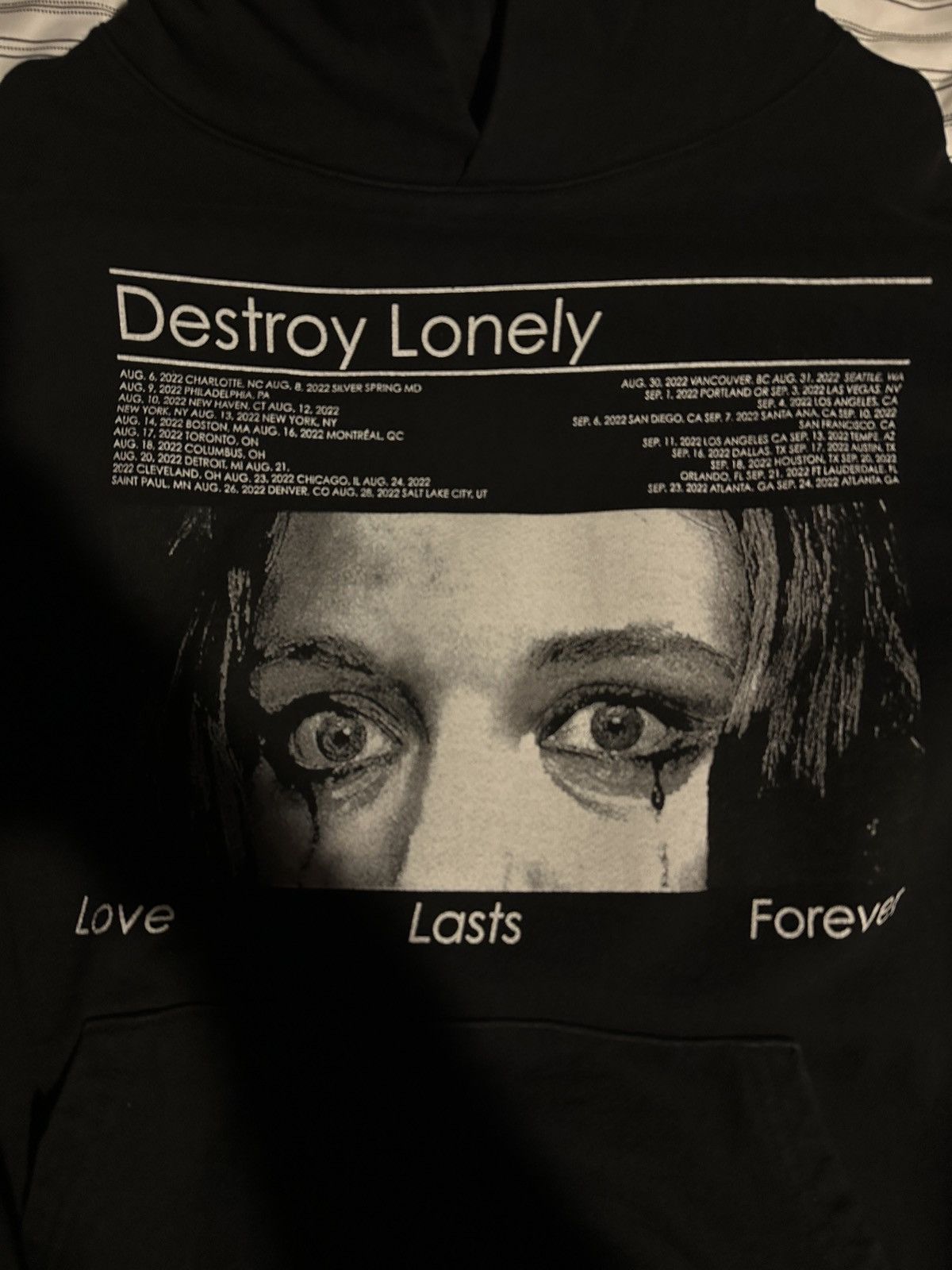Destroy Lonely Destroy lonely love lasts forever Size US XXL / EU 58 / 5 - 2 Thumbnail