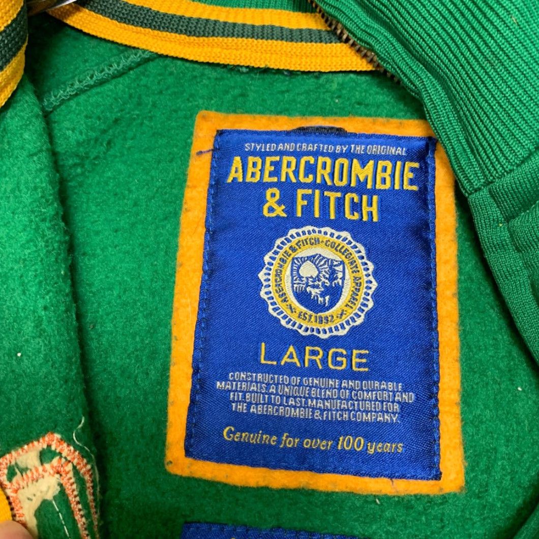 Abercrombie & Fitch VTG Abercrombie & Fitch Track Jacket Mens L Green Size US L / EU 52-54 / 3 - 7 Thumbnail