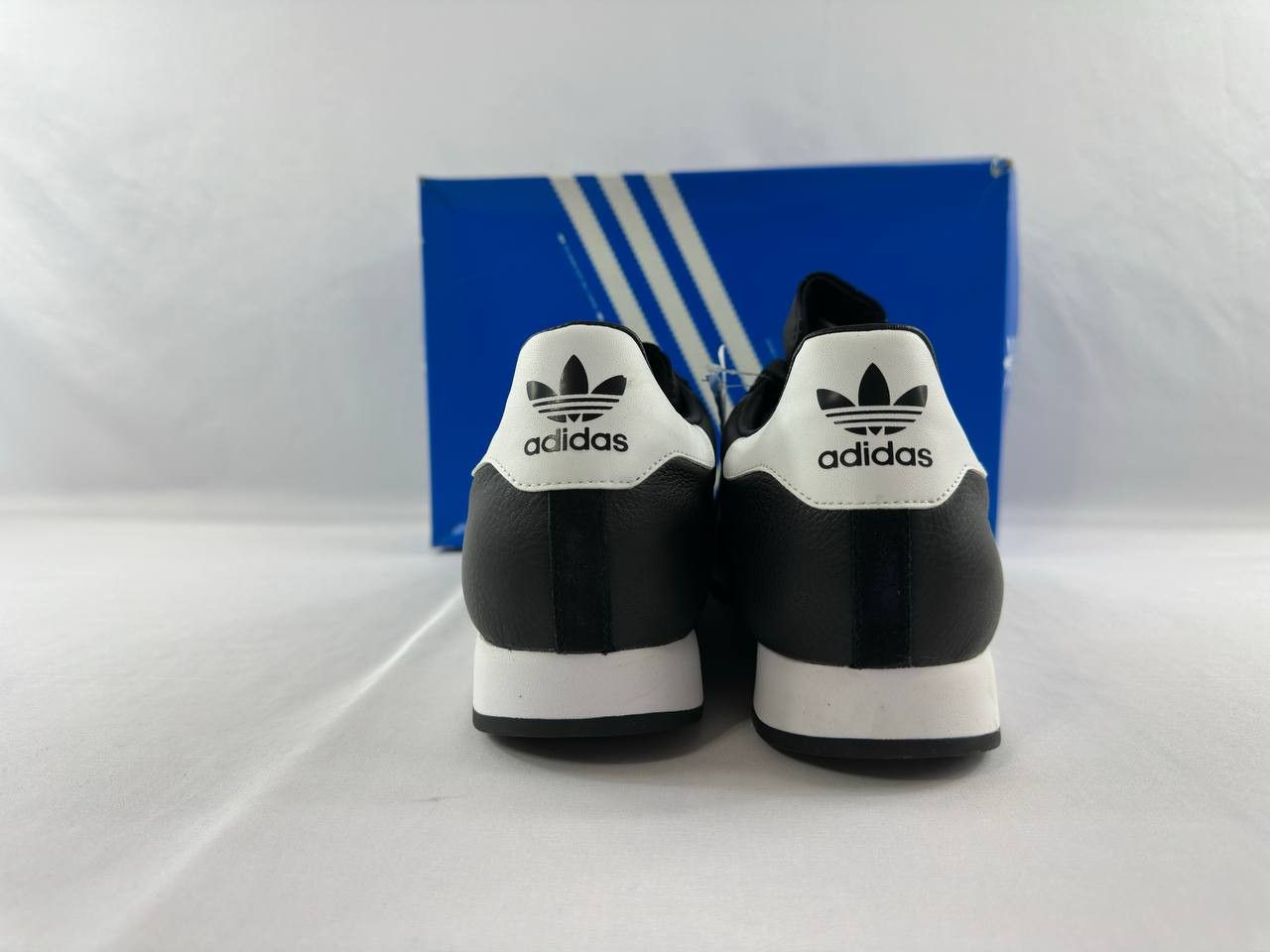 Adidas Vintage Adidas Samoa Leather Shoes Black White 2010 019351 Size US 13 / EU 46 - 5 Thumbnail