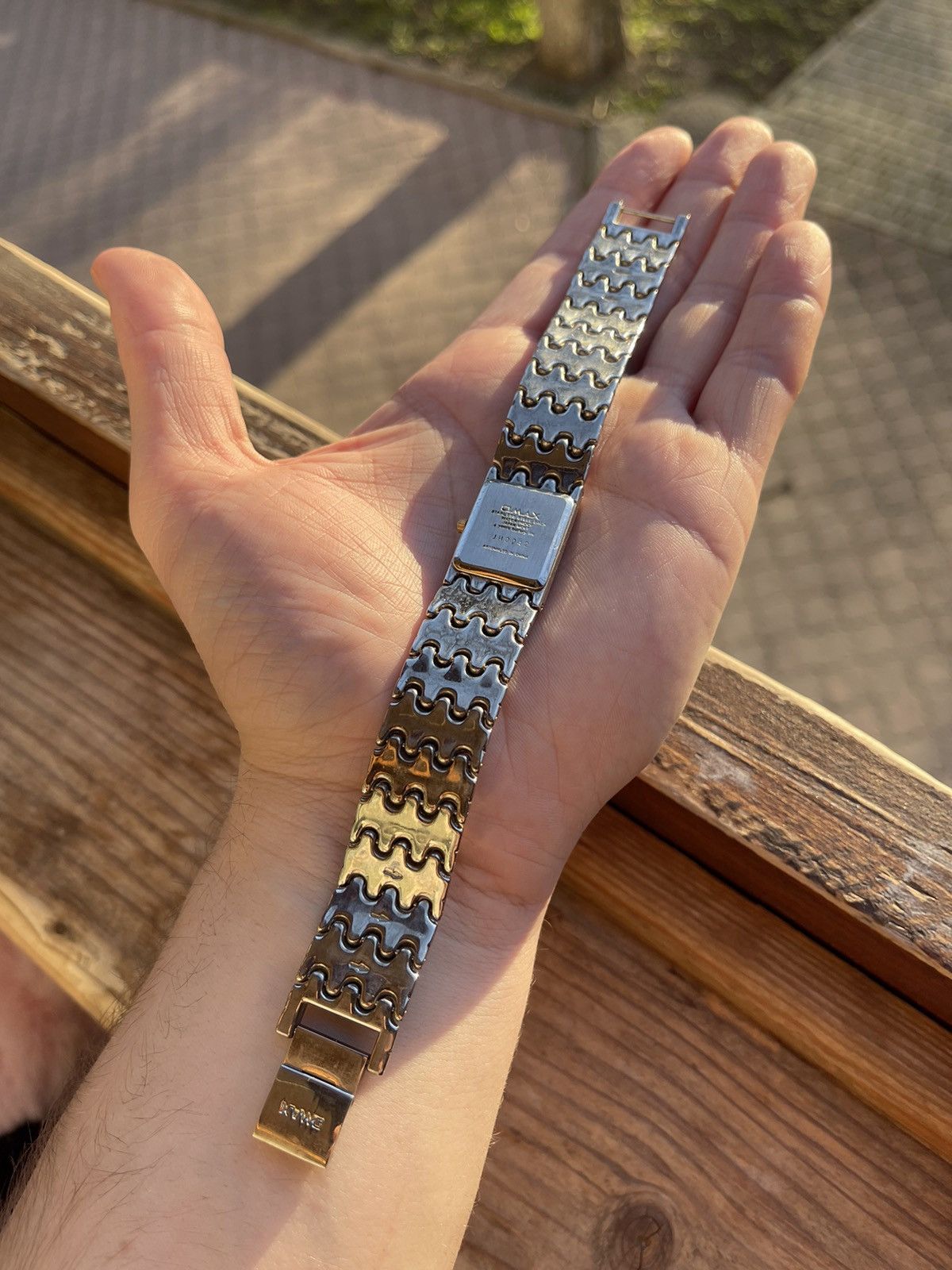 Hysteric Glamour × Japanese Brand × Vintage ⛓⌚️Vintage Chain futuristic style Watch Unisex heavy bracelet Size ONE SIZE - 4 Thumbnail