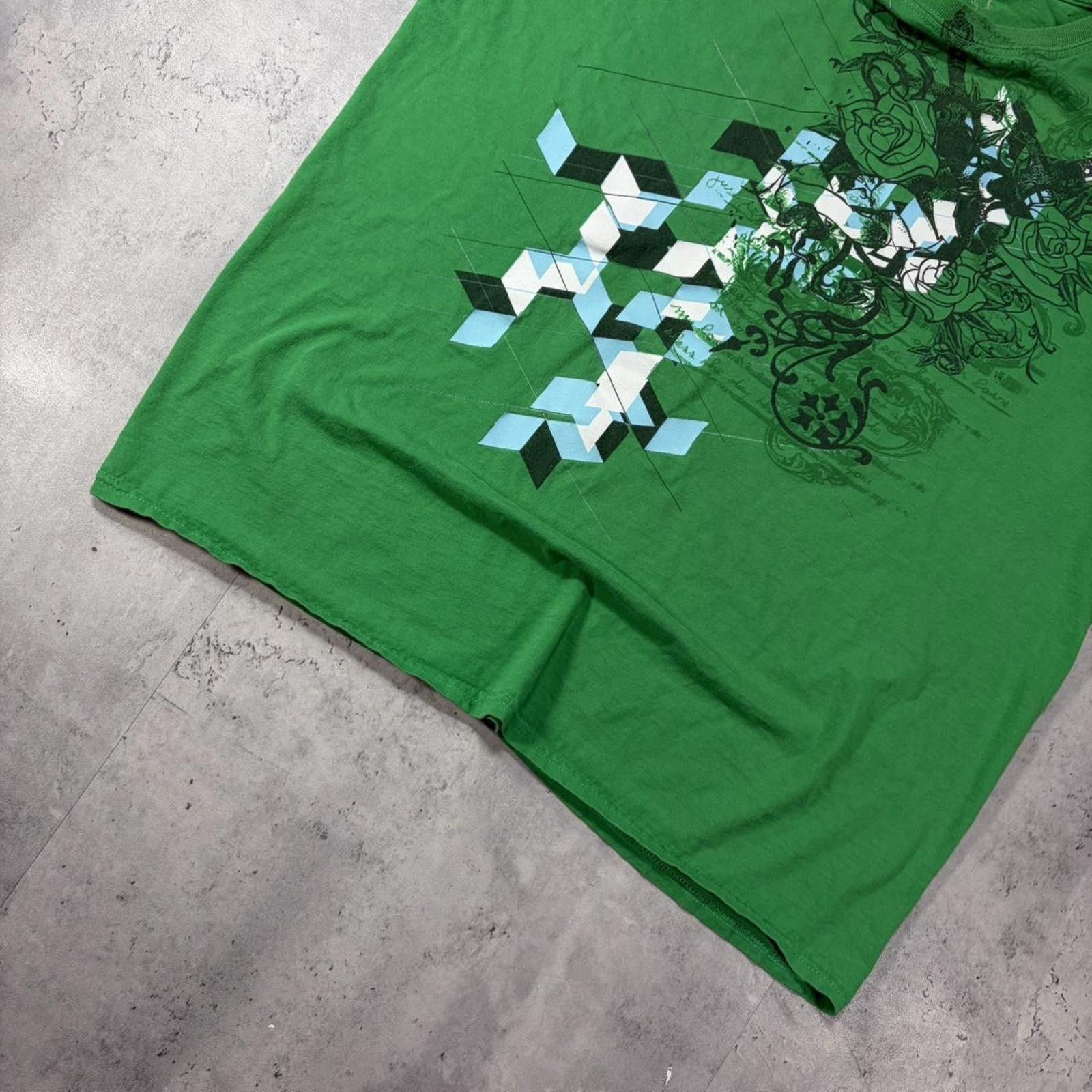 Ocean Pacific Y2K Green Ocean Pacific Grunge Skater T-Shirt Size L / US 10 / IT 46 - 5 Thumbnail