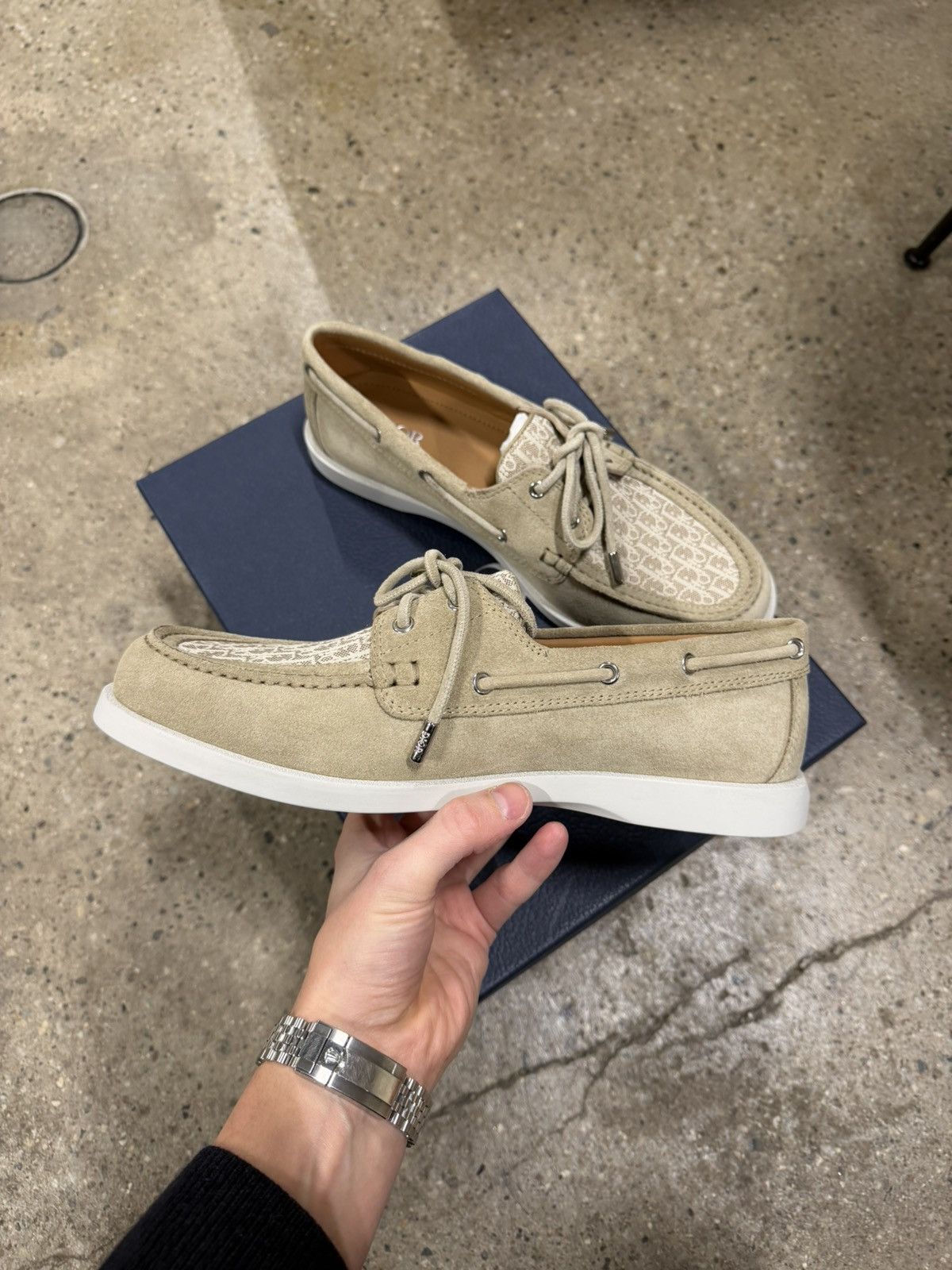Dior Dior Granville Suede Oblique Loafers NEW 1100$ Size US 9.5 / EU 42-43 - 3 Thumbnail