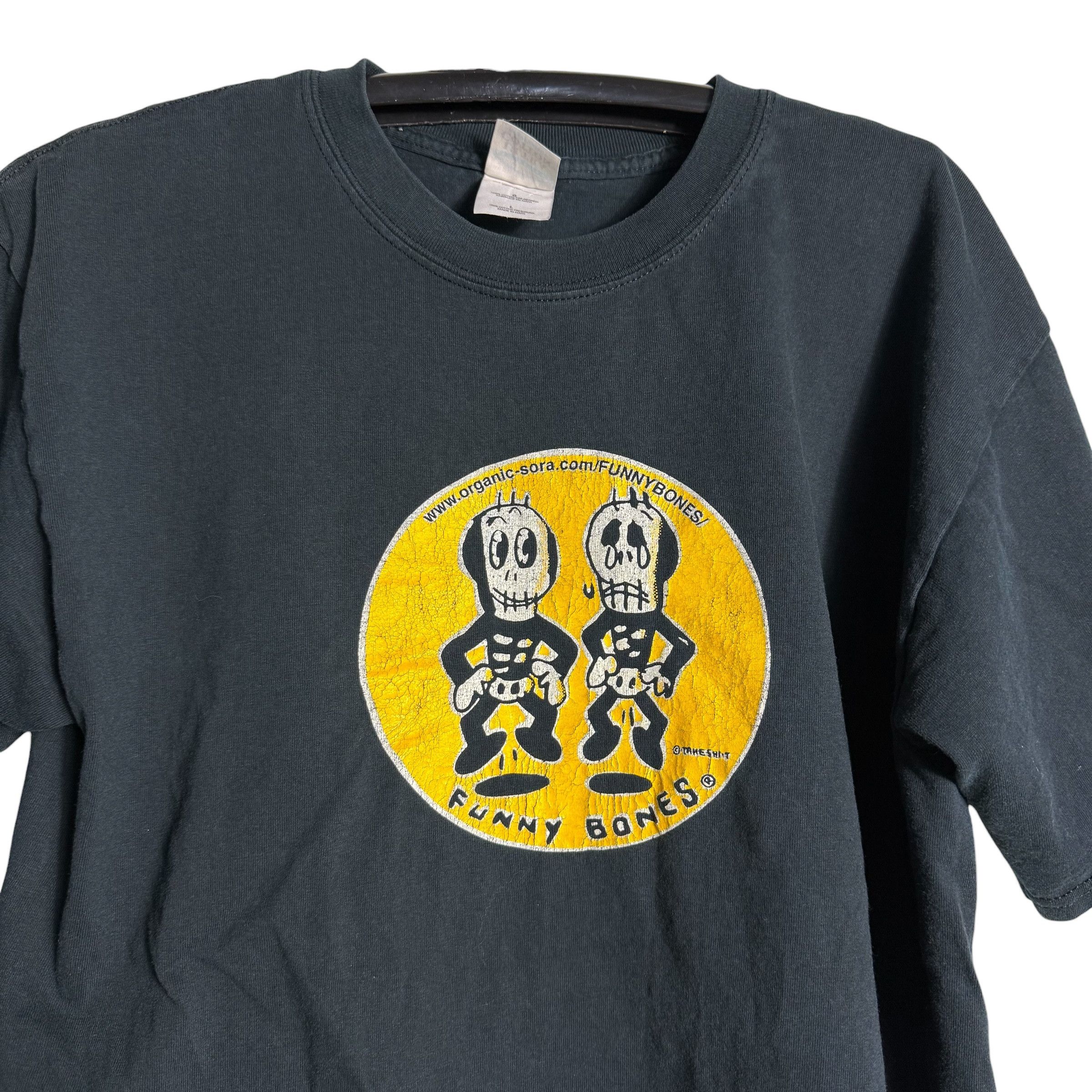 Vintage 🔥RARE🔥Vintage 90s Funny Bones Skeletons T-shirt Size US L / EU 52-54 / 3 - 2 Thumbnail