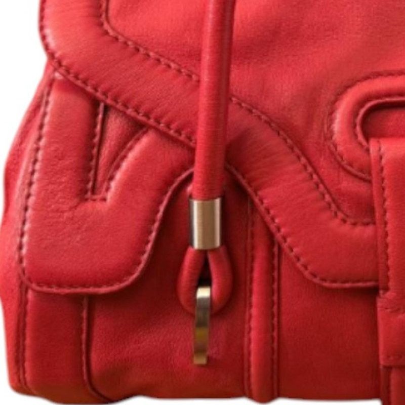 NBDN Nobrandedon Botkier Red Shoulder Leather Tote Bag Size ONE SIZE - 6 Thumbnail