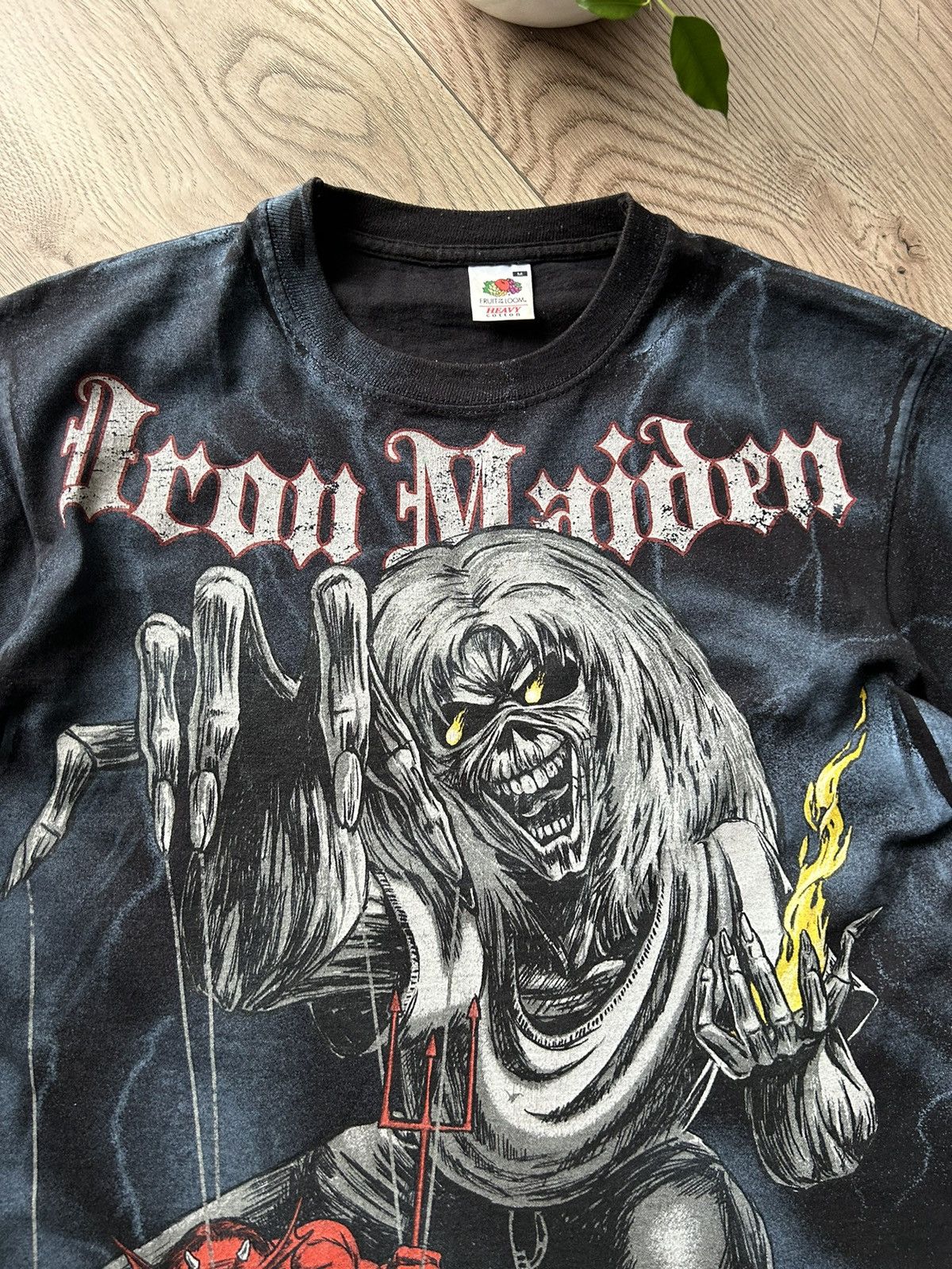 Band Tees × Iron Maiden Vintage Iron Maiden Troopers Amazing Tee Rock Size US M / EU 48-50 / 2 - 3 Thumbnail