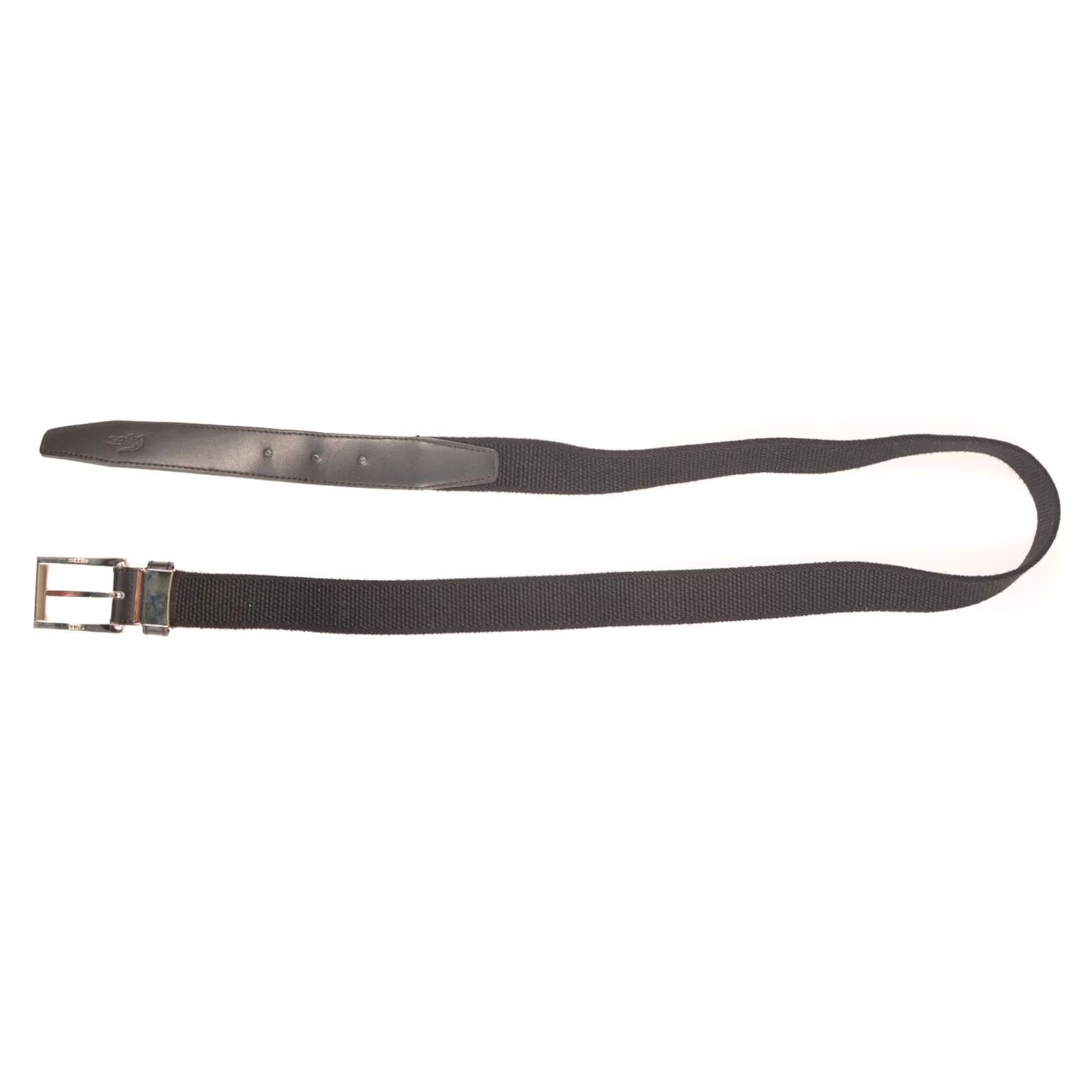 Lacoste Lacoste Leather / Textile Taner Black Belt RC 936 L Made in France Size 110 / 44, Black, 3 cm, Mens, Leather Belt Argentinian style Size 44 - 5 Thumbnail