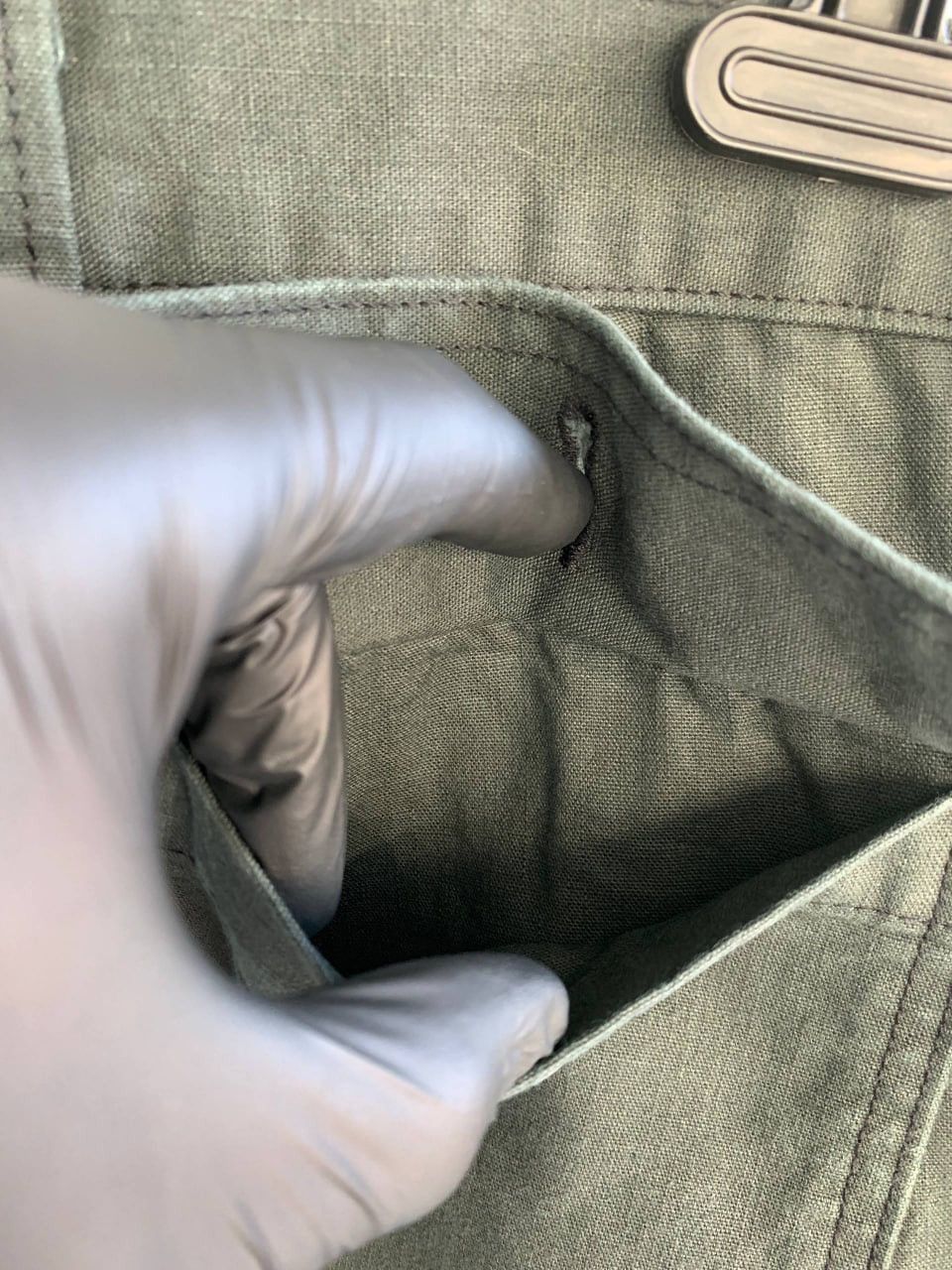 Rogue Territory Rogue Territory USA Green Cotton Tapered Selvedge Trousers Size US 33 - 16 Thumbnail