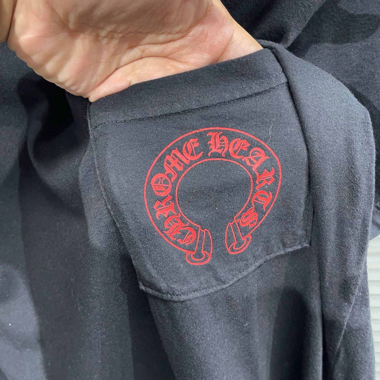Chrome Hearts Chrome Hearts Phantom Cross Red Horseshoe M T 99N Size M / US 6-8 / IT 42-44 - 4 Thumbnail