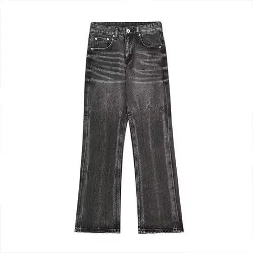 Jean distressed fade flared jeans Size US 34 / EU 50 - 4 Thumbnail