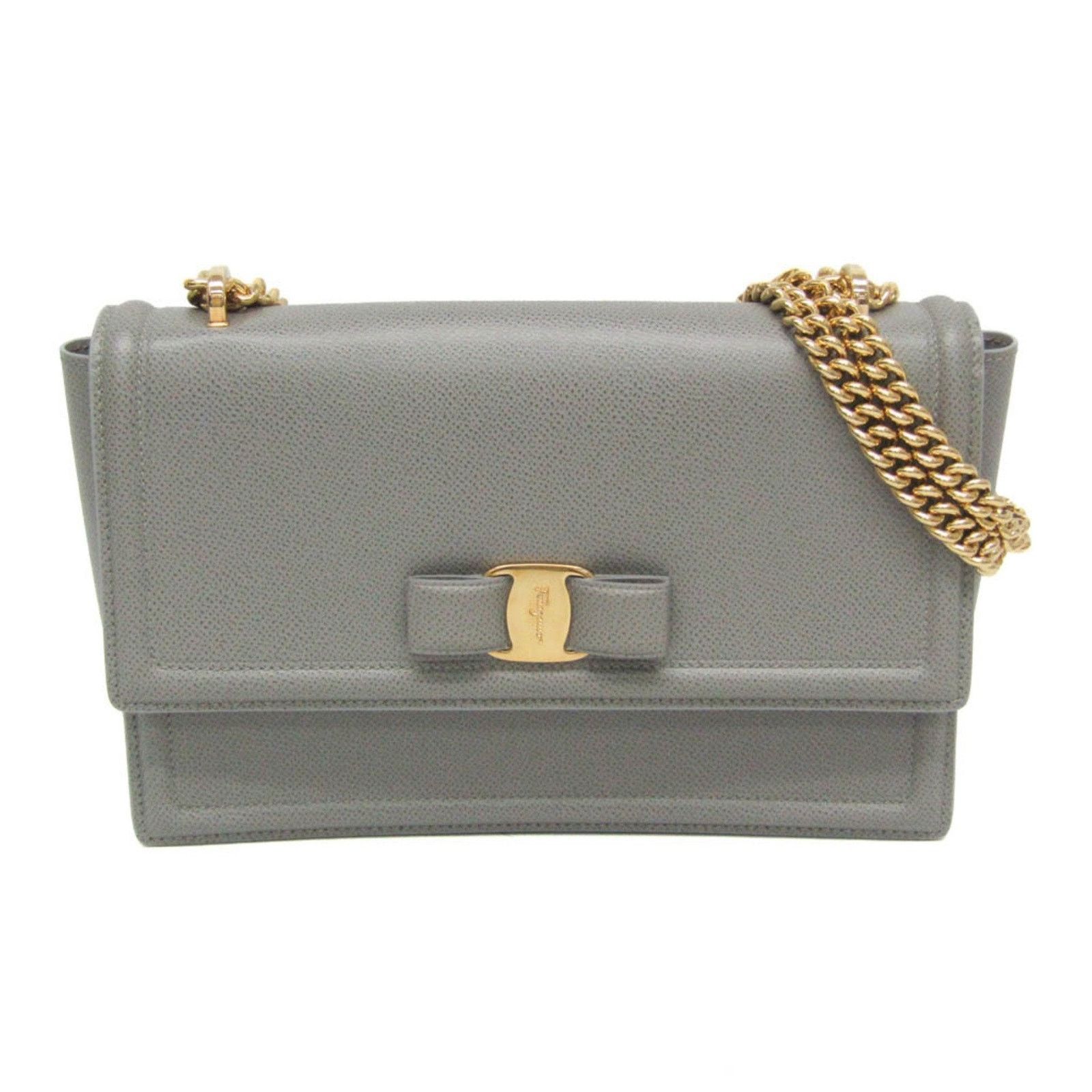 Salvatore Ferragamo Others Gray Shoulder Bags