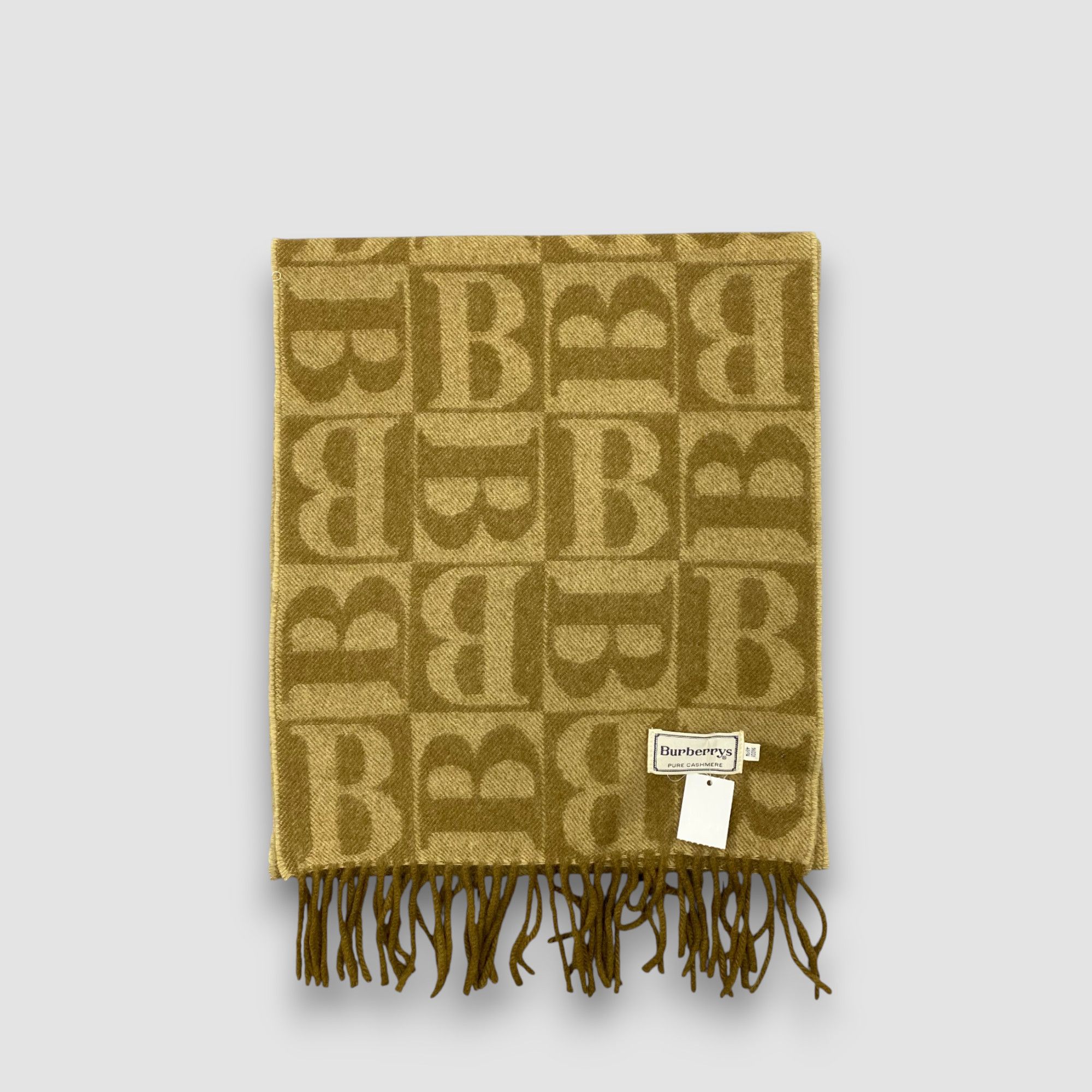 Burberry Vintage Burberry Scarf Muffler Wool Cashmere Scarves Size ONE SIZE - 2 Thumbnail