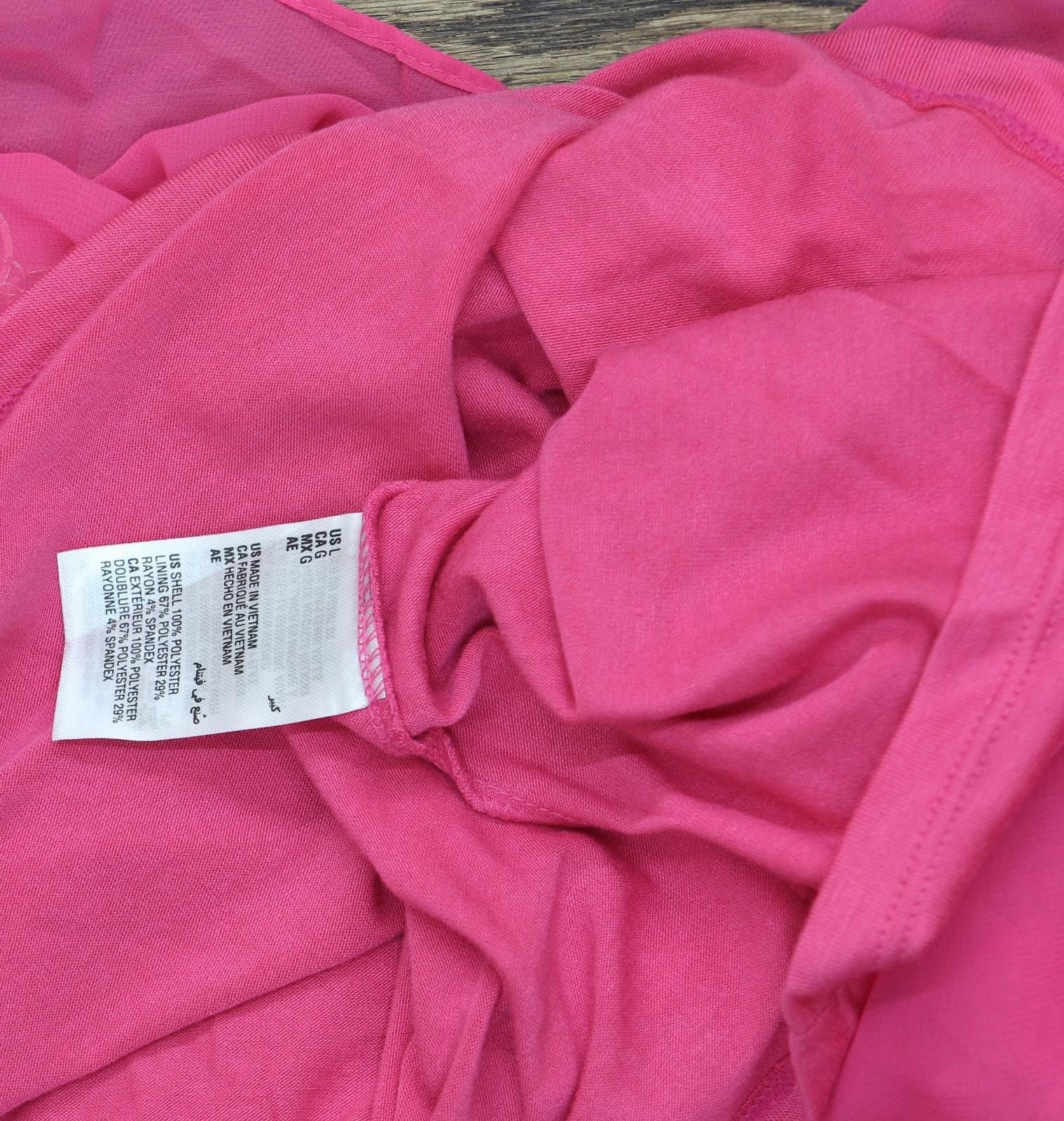 Other Jm Collection Woven Blouse With Necklace Top Fuchsia Pink L Size L / US 10 / IT 46 - 5 Thumbnail