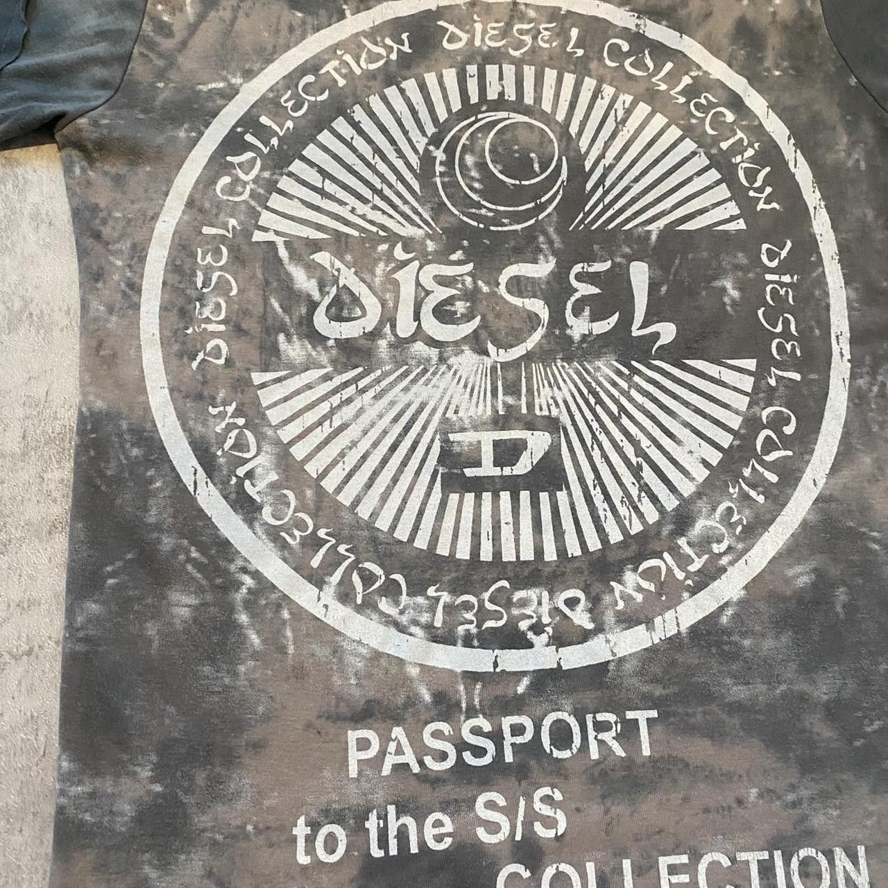 Diesel Diesel Opium Vintage y2k Rock Metal Goth Punk Size US XXL / EU 58 / 5 - 2 Thumbnail