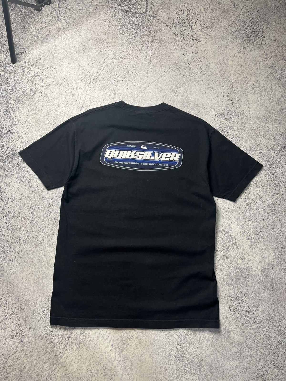 Quiksilver Vintage Quiksilver Big Logo Black T Shirt Y2K Rare Size US L / EU 52-54 / 3 - 5 Thumbnail