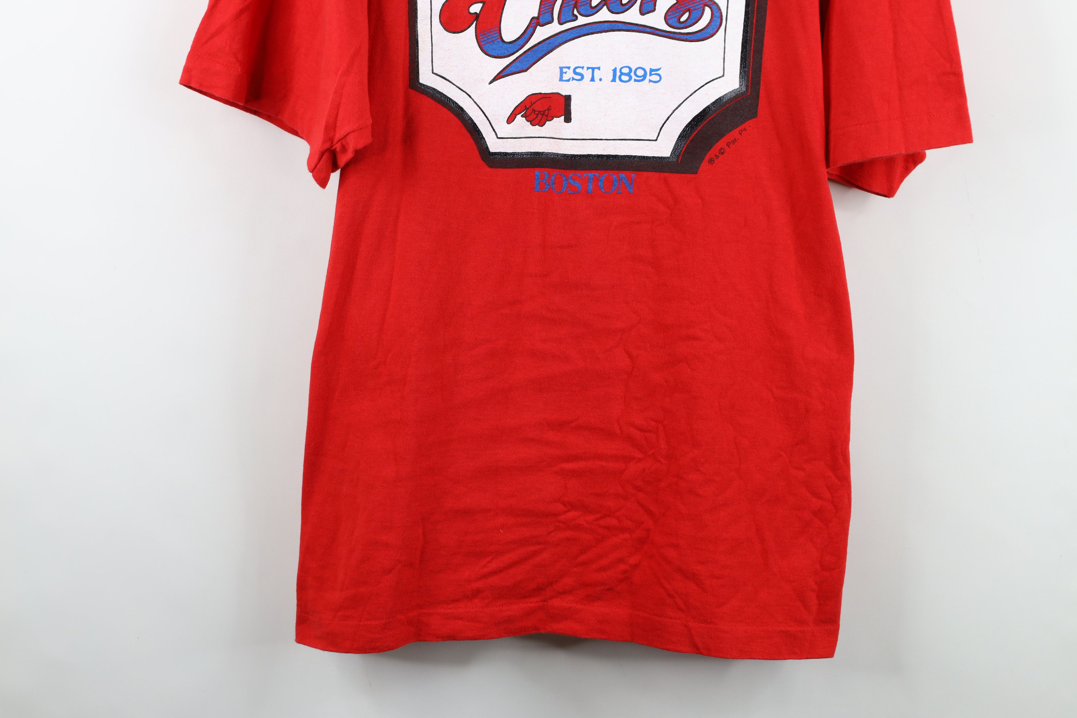 Vintage Vintage 90s Spell Cheers Boston Bar Short Sleeve T-Shirt USA Size US XL / EU 56 / 4 - 3 Thumbnail
