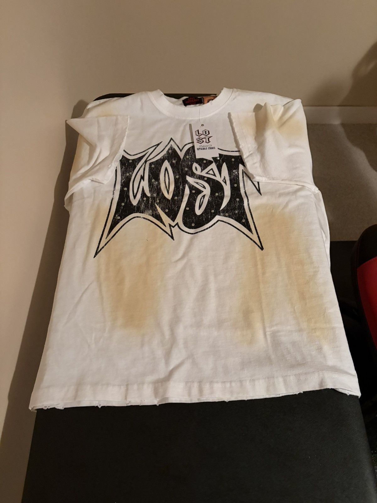 LOST INTRICACY LOST INTRICACY white “LOST” tee SZ Large Size US L / EU 52-54 / 3 - 1 Thumbnail