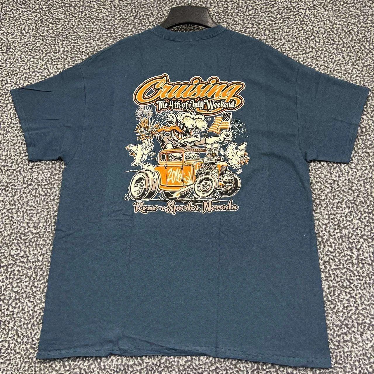 Gildan Vintage Cruising the 4th of July Weekend Shirt Men XL Size US XL / EU 56 / 4 - 1 Thumbnail