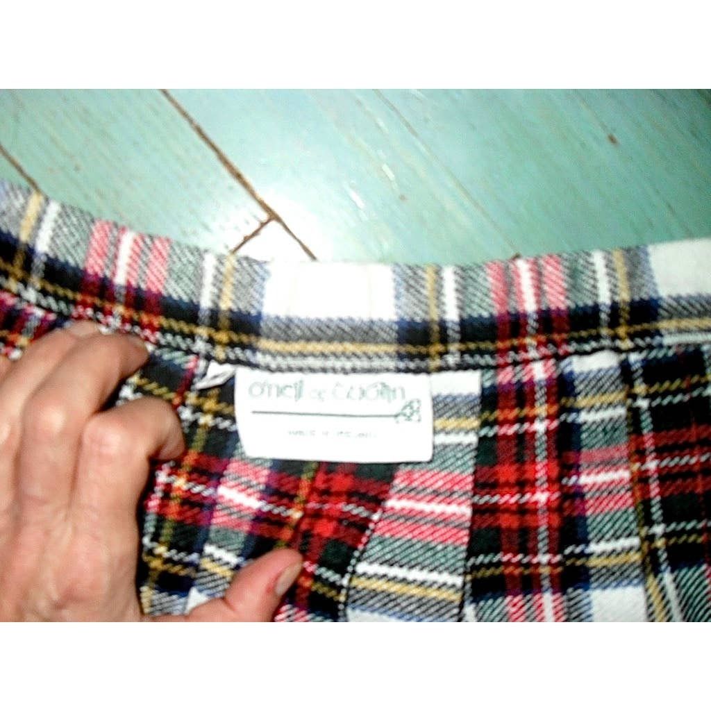 Vintage VINTAGE PLAID KILT SKIRT FROM IRELAND Size 26" / US 2 / IT 38 - 4 Thumbnail