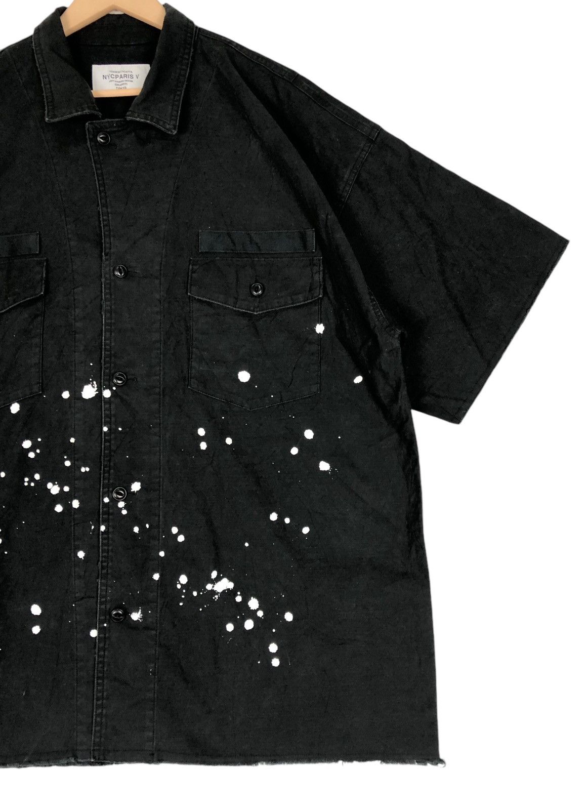 Japanese Brand Attack The Mind 7 OG Military Painting Shirt Size US XL / EU 56 / 4 - 5 Thumbnail