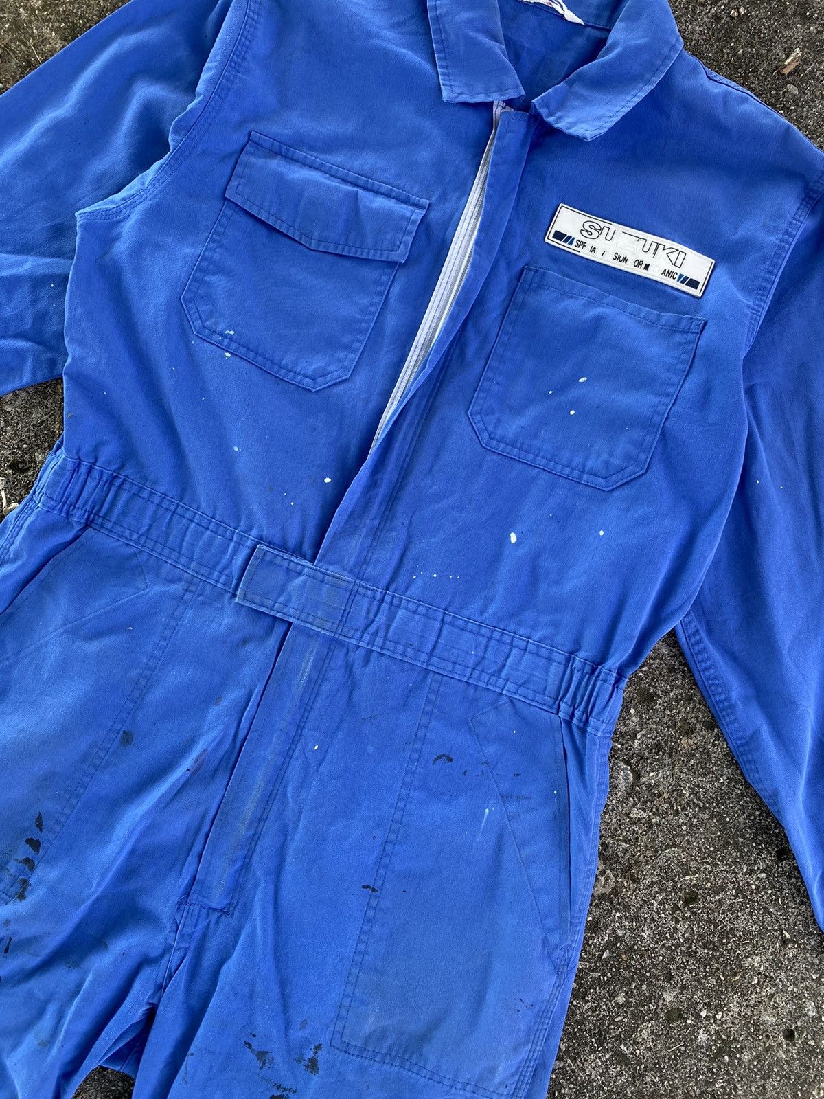 Vintage Vintage Distressed Suzuki Jumpsuit Size US 37 - 3 Thumbnail