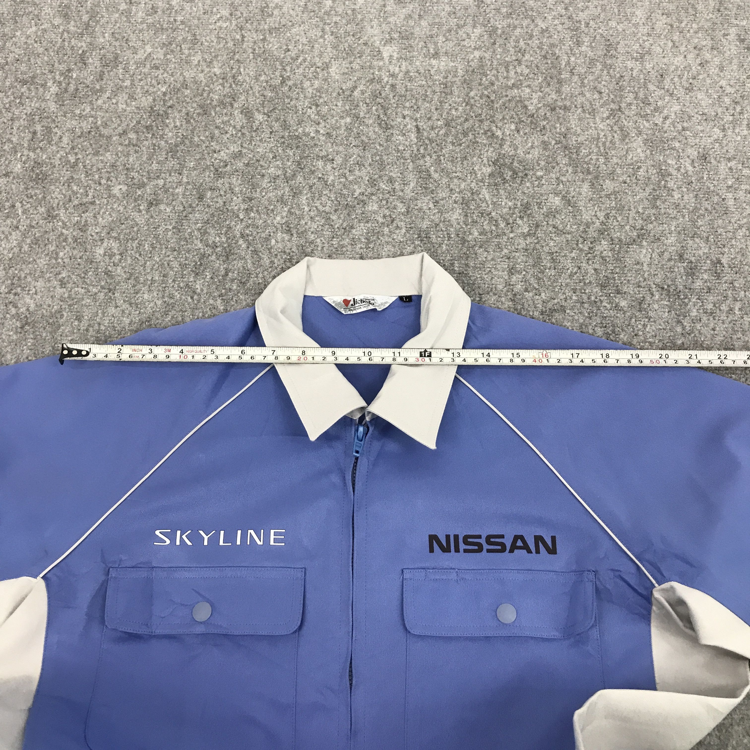 Japanese Brand Vtg nissan skyline work uniform Japan custom jacket Size US L / EU 52-54 / 3 - 10 Thumbnail