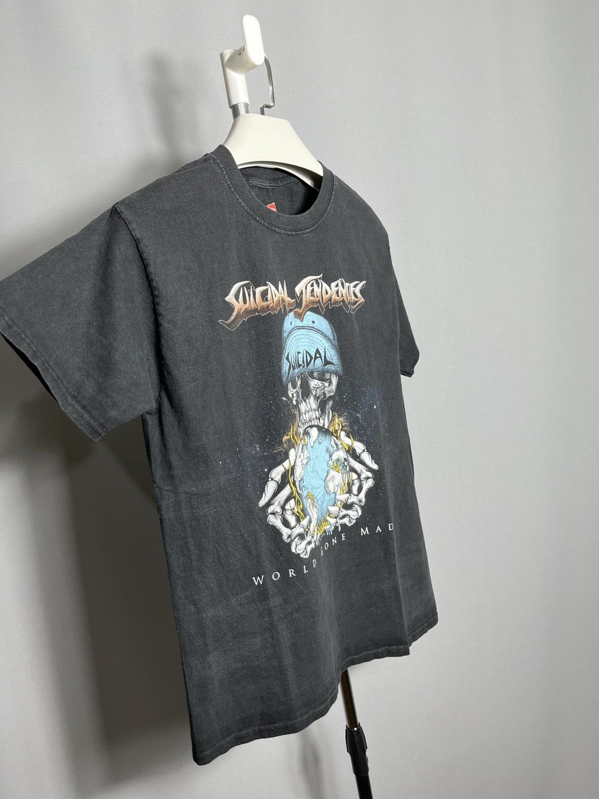 Band Tees × Hanes × Vintage Hanes Suicidal Tendencies World Gone Mad Shirt Y2K Band Tee Size US M / EU 48-50 / 2 - 4 Thumbnail
