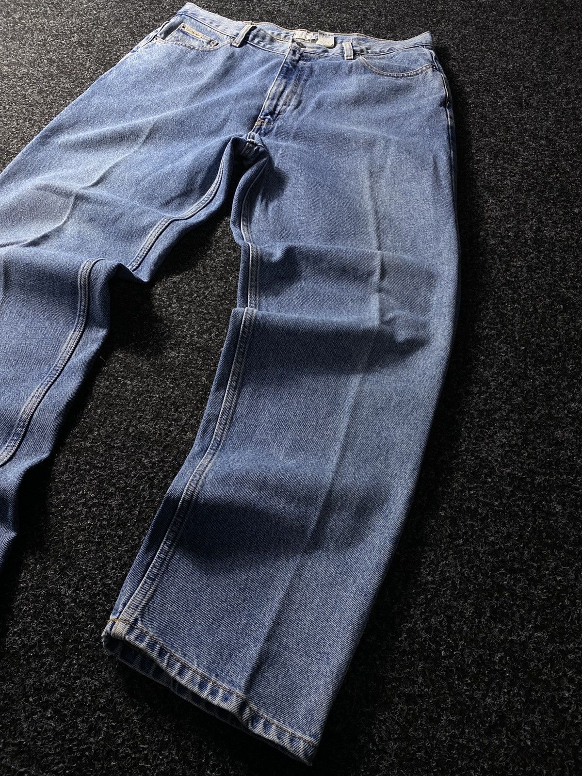 Calvin Klein × Vintage Crazy Vintage Y2K 00s Baggy Calvin Klein Skater Denim Jeans Size US 36 / EU 52 - 3 Thumbnail