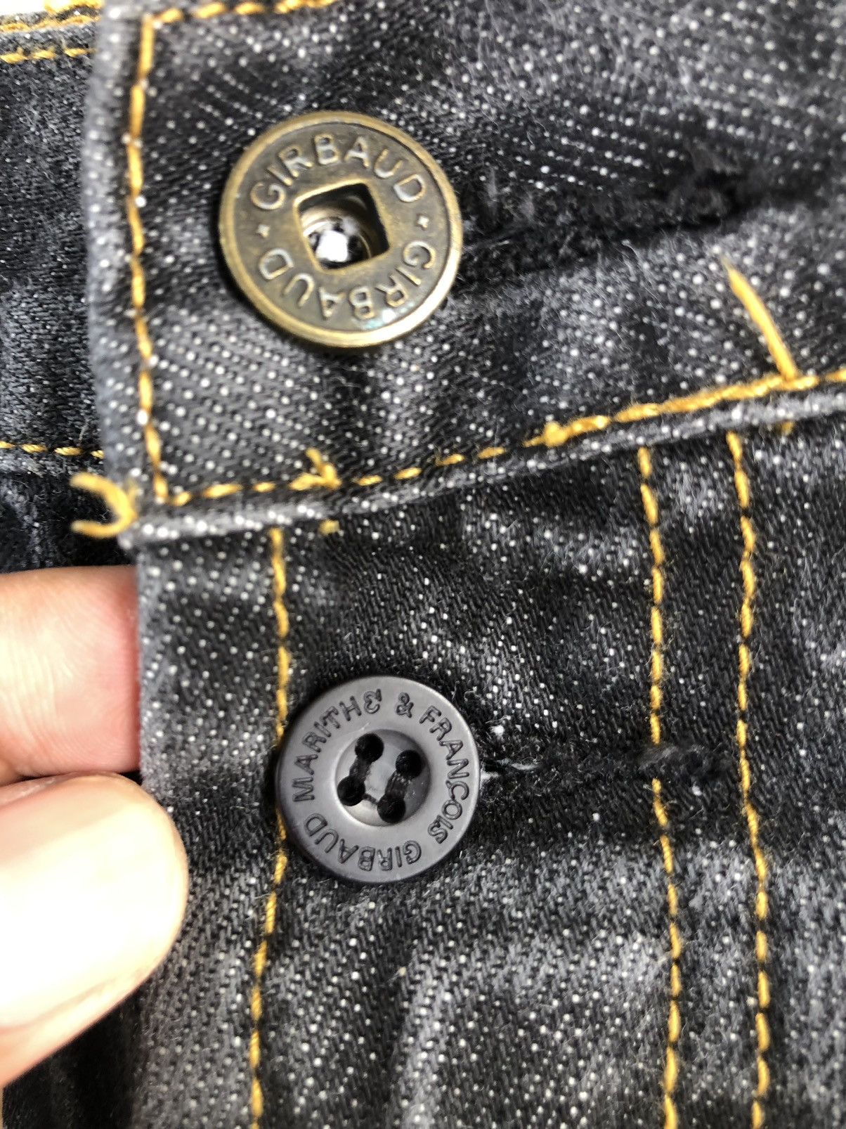 Marithe + Francois Girbaud Marithe Francois Girbaud Baggy Jeans Embroidered Logo Size US 29 - 15 Thumbnail