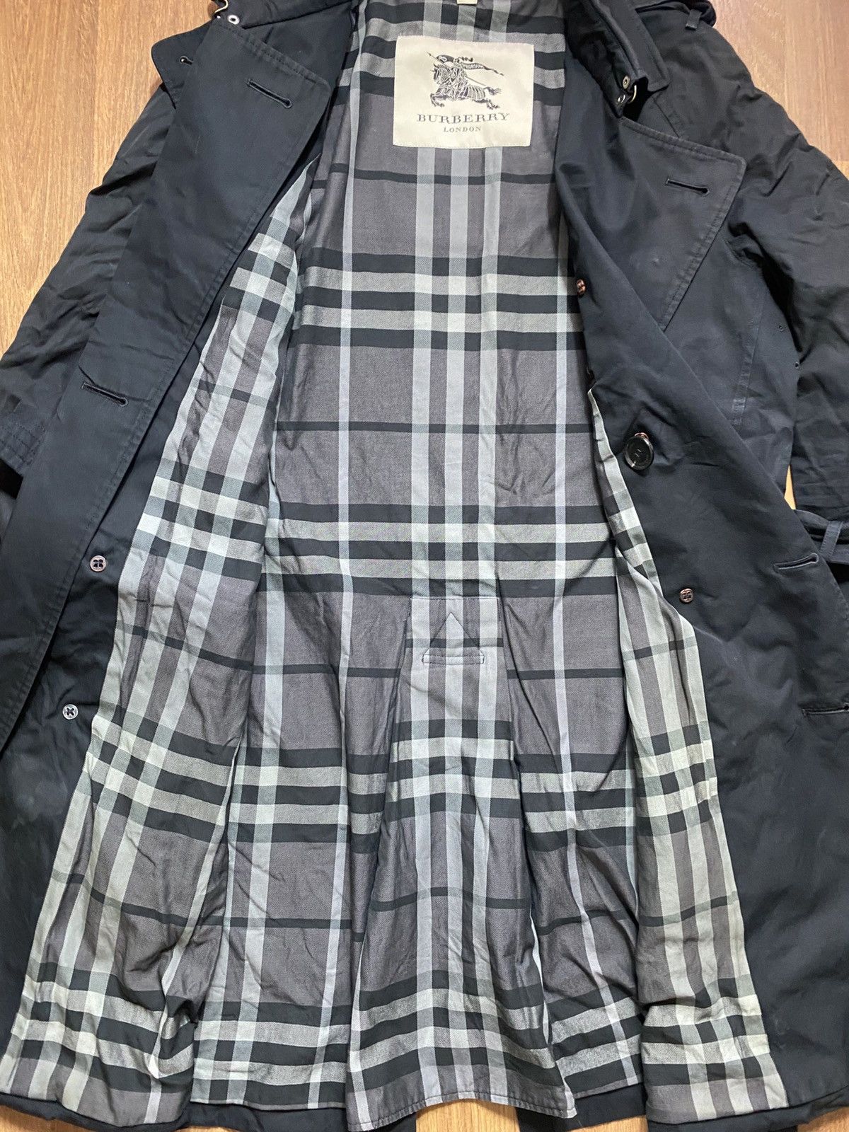 Burberry Burberry London Trench Coat Classic Nova Check Size US XL / EU 56 / 4 - 3 Thumbnail