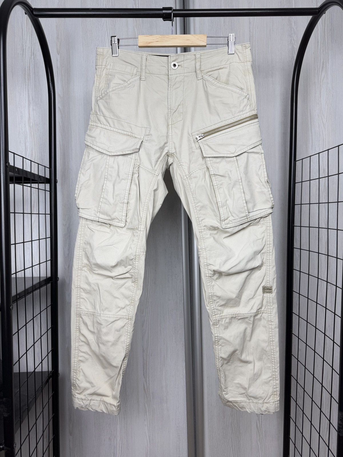 G-Star G-Star Raw Rovic Zip 3D Regular Tapered Cargo utility pants Size US 29 - 1 Thumbnail