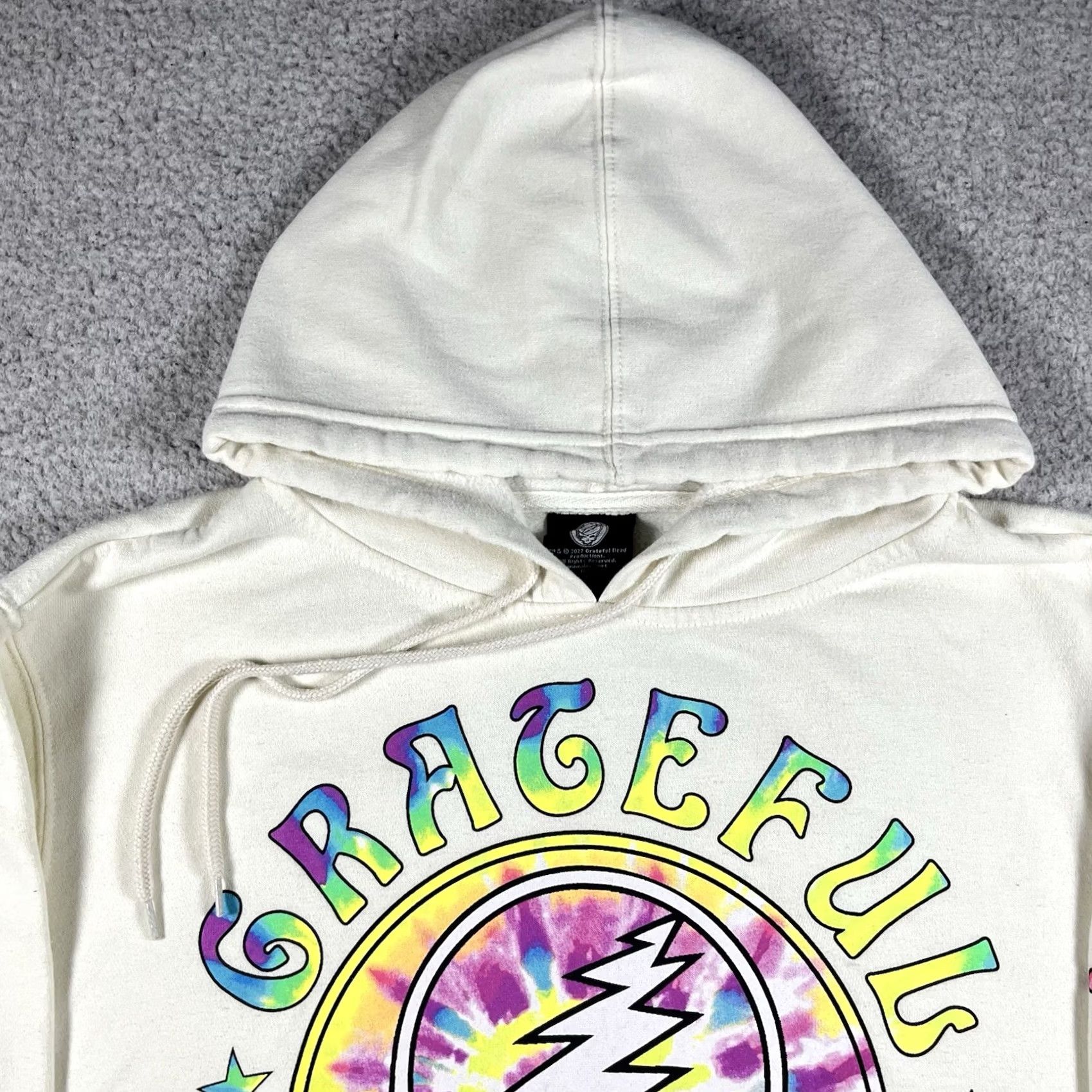 Vintage Grateful Dead Hoodie Mens L Skull Dancing Bears Tie Dye Sweatshirt Band Graphic Size US L / EU 52-54 / 3 - 4 Thumbnail