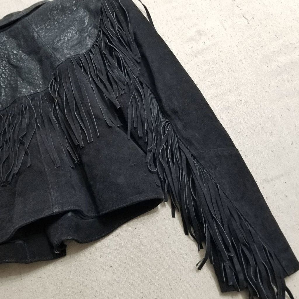 M. Julian M. Julian vintage fringe leather jacket sz L Size L / US 10 / IT 46 - 8 Thumbnail