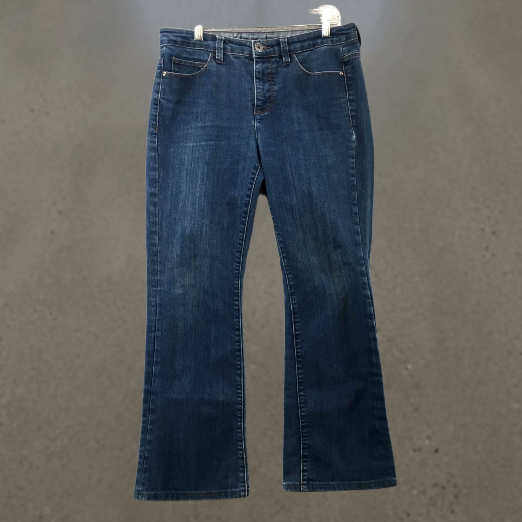Calvin Klein Calvin Klein Bootcut Jeans Womens 30/10 Blue Denim Mid Rise Zip Jeans Mens? Size 30" / US 8 / IT 44 - 1 Thumbnail